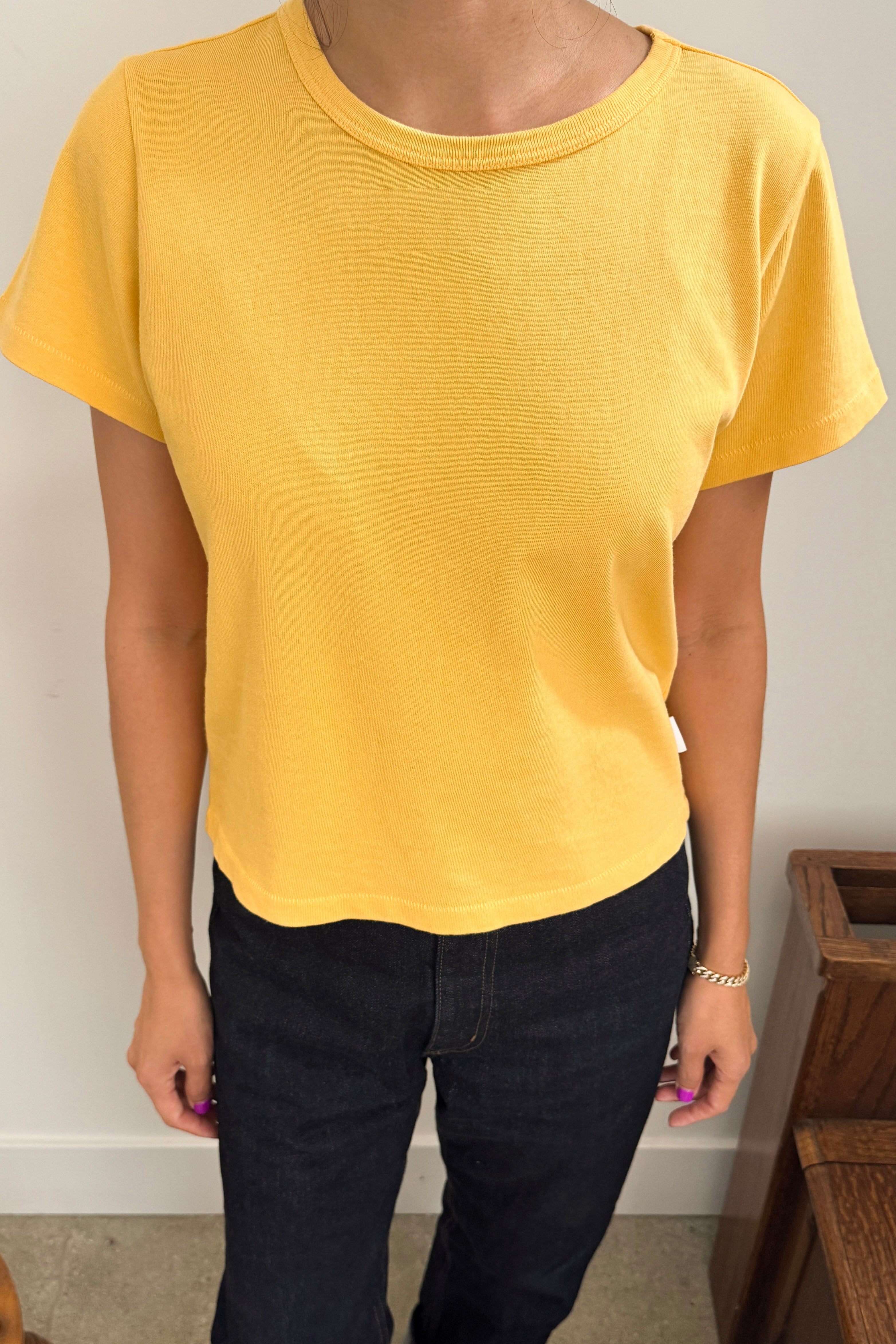 The Little Boy Tee - Egg Yolk