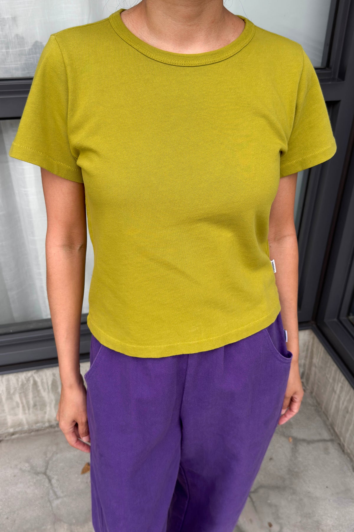 The Little Boy Tee - Golden Olive