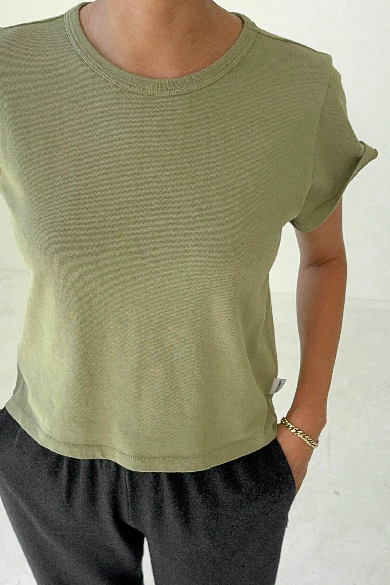 The Little Boy Tee - Mint Dust