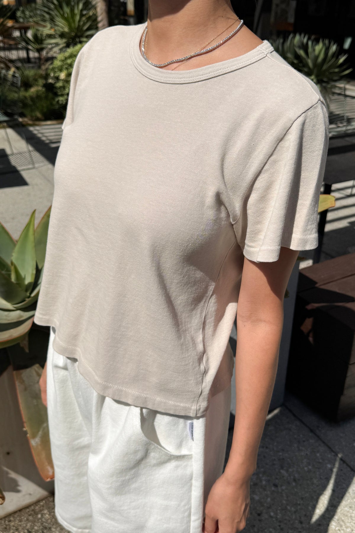 The Little Boy Tee - Rice