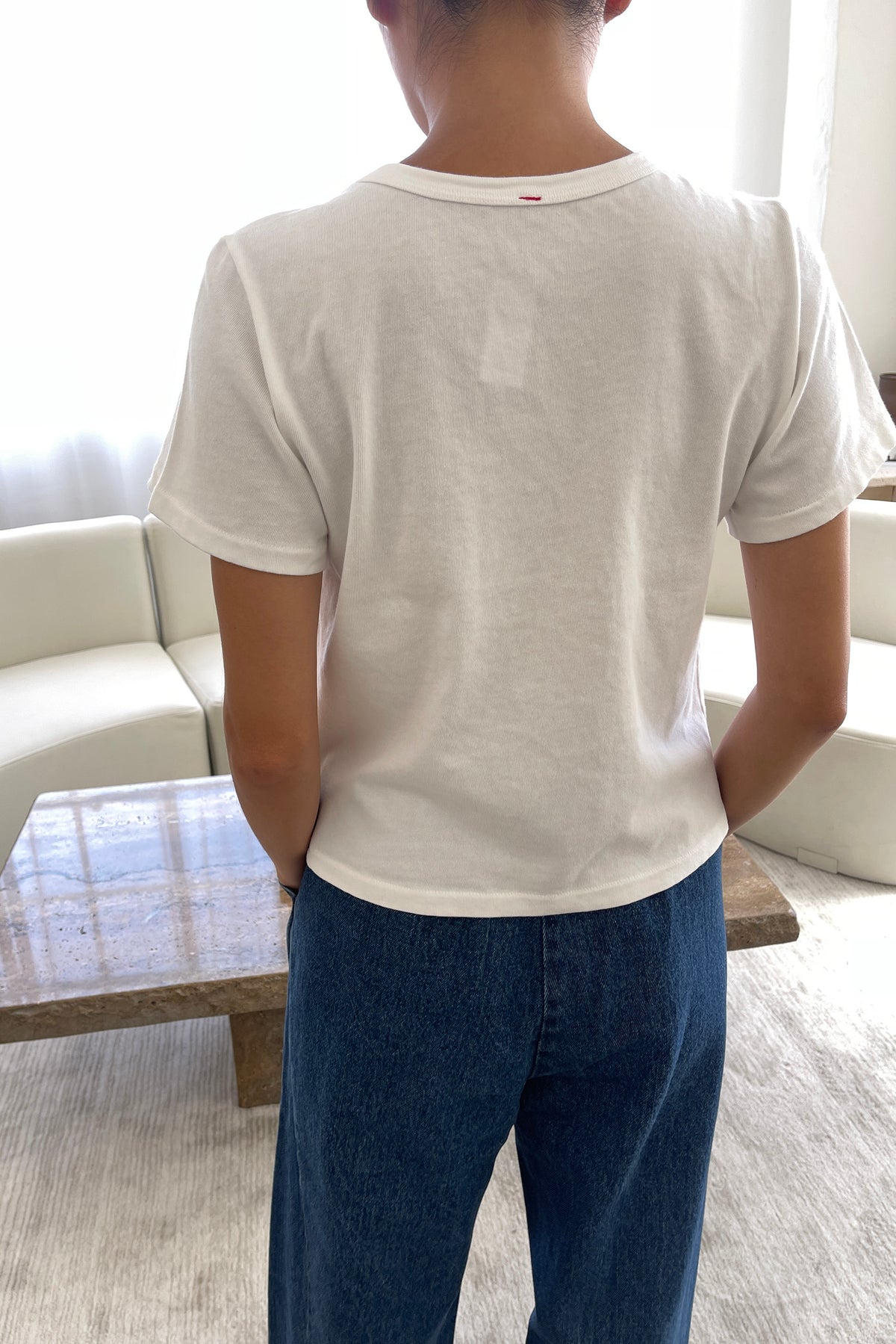 The Little Boy Tee in Pistachio
