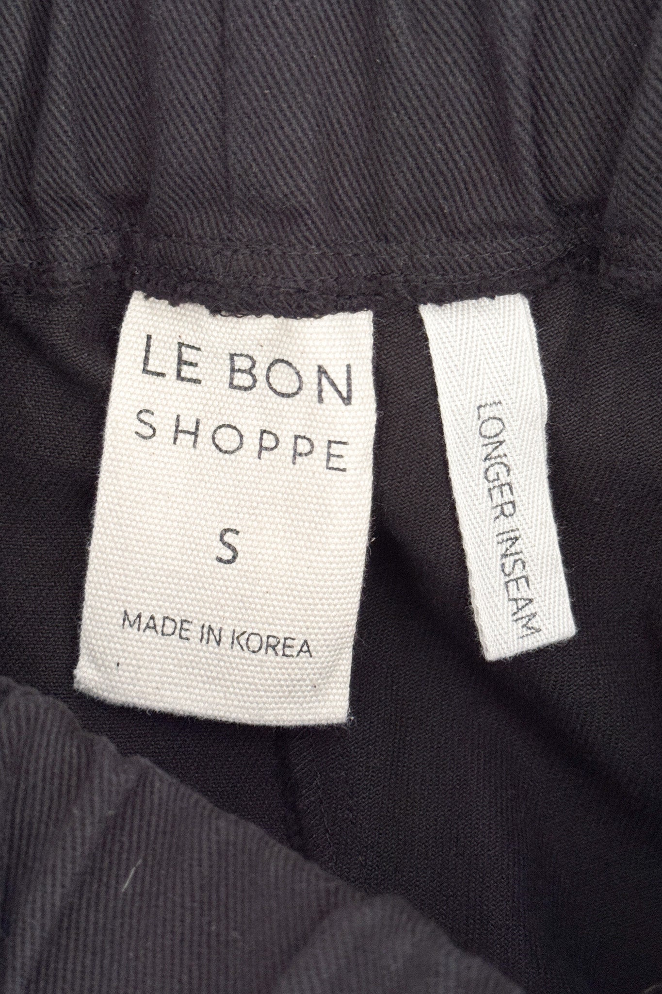 Long Arc Pants - Black Canvas