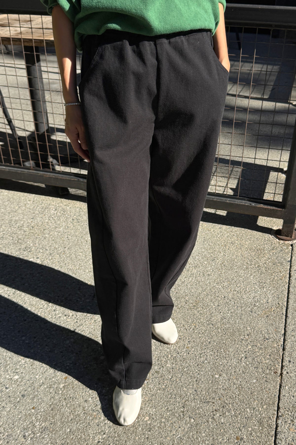 Long Arc Pants - Black Canvas