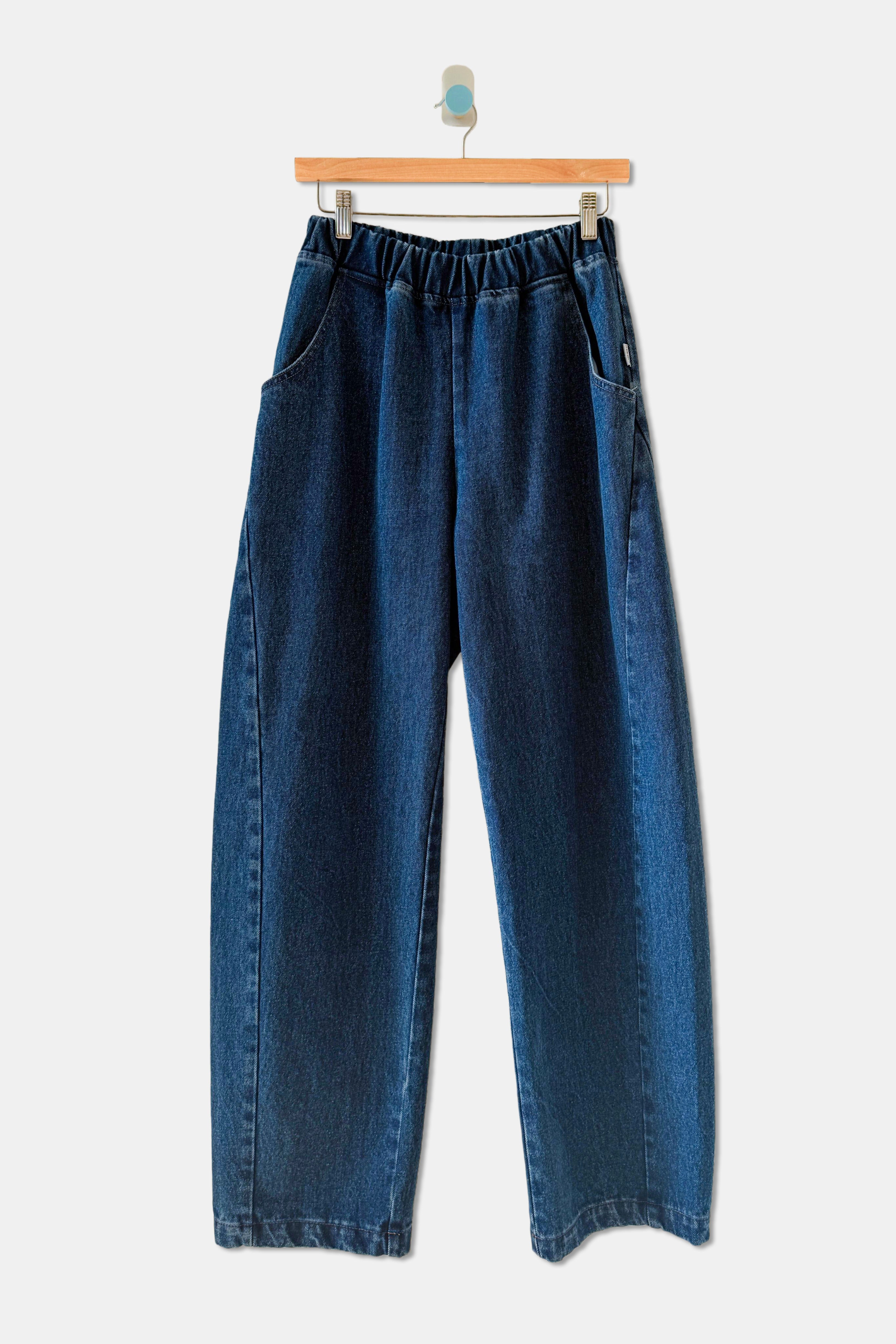 Long Arc Pants - Blue Denim