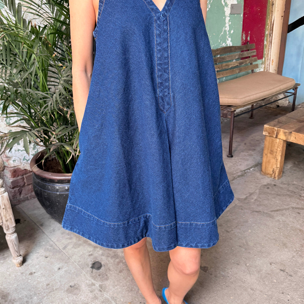 mable denim dress Mable Denim Dress Ginger Bee Boutique