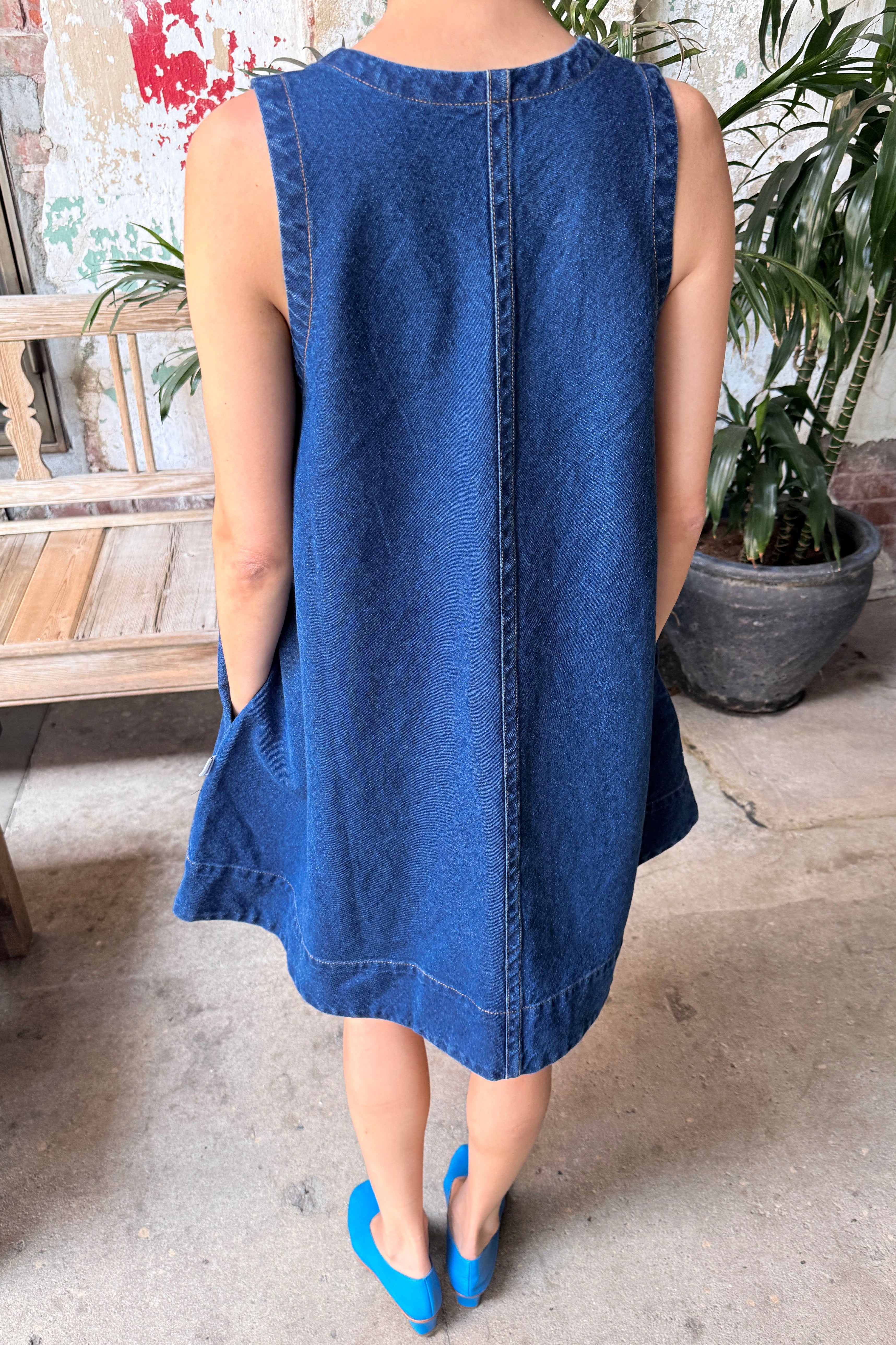 Mable Dress - Dark Denim