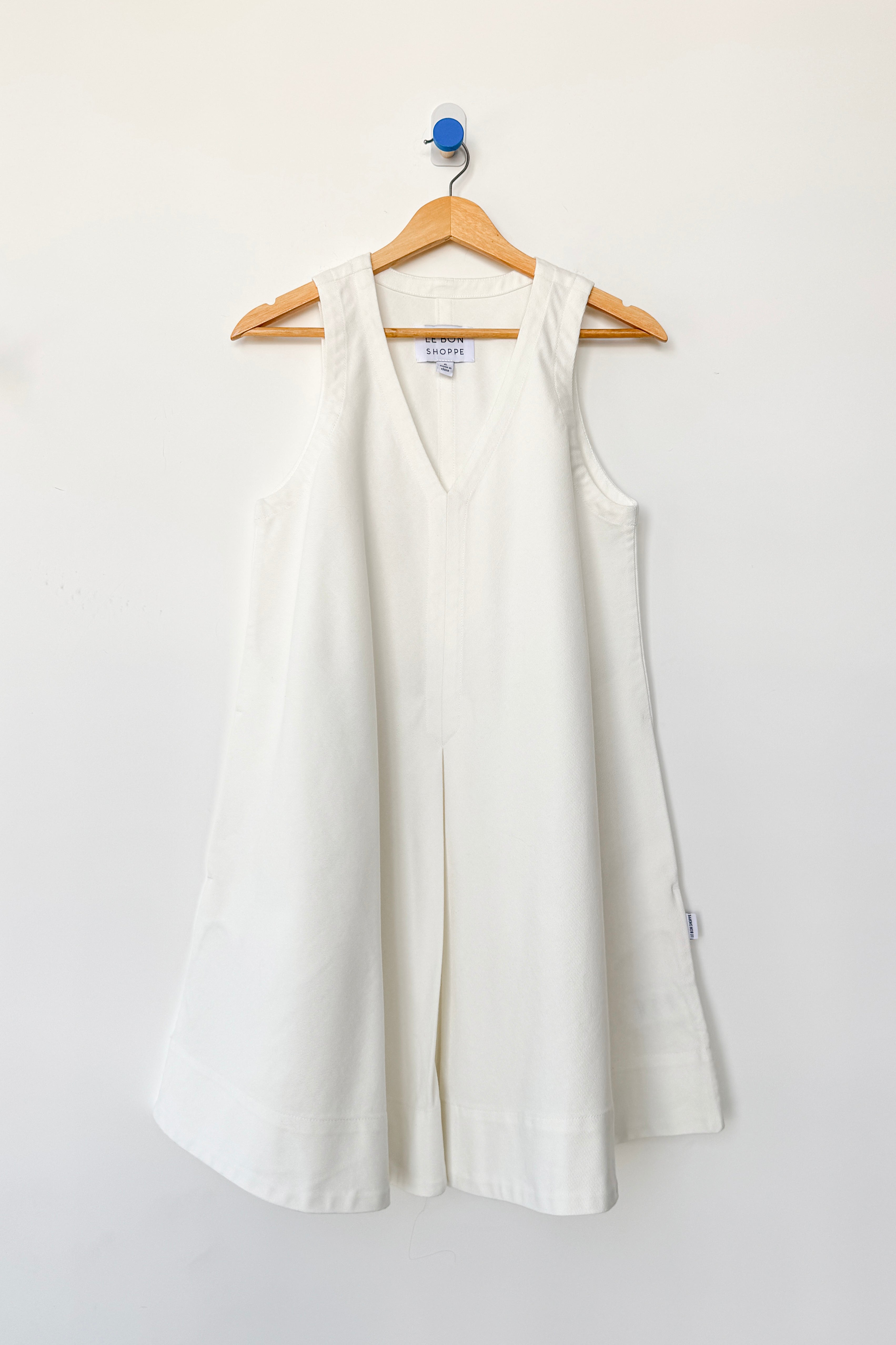 Mable Dress - White Denim
