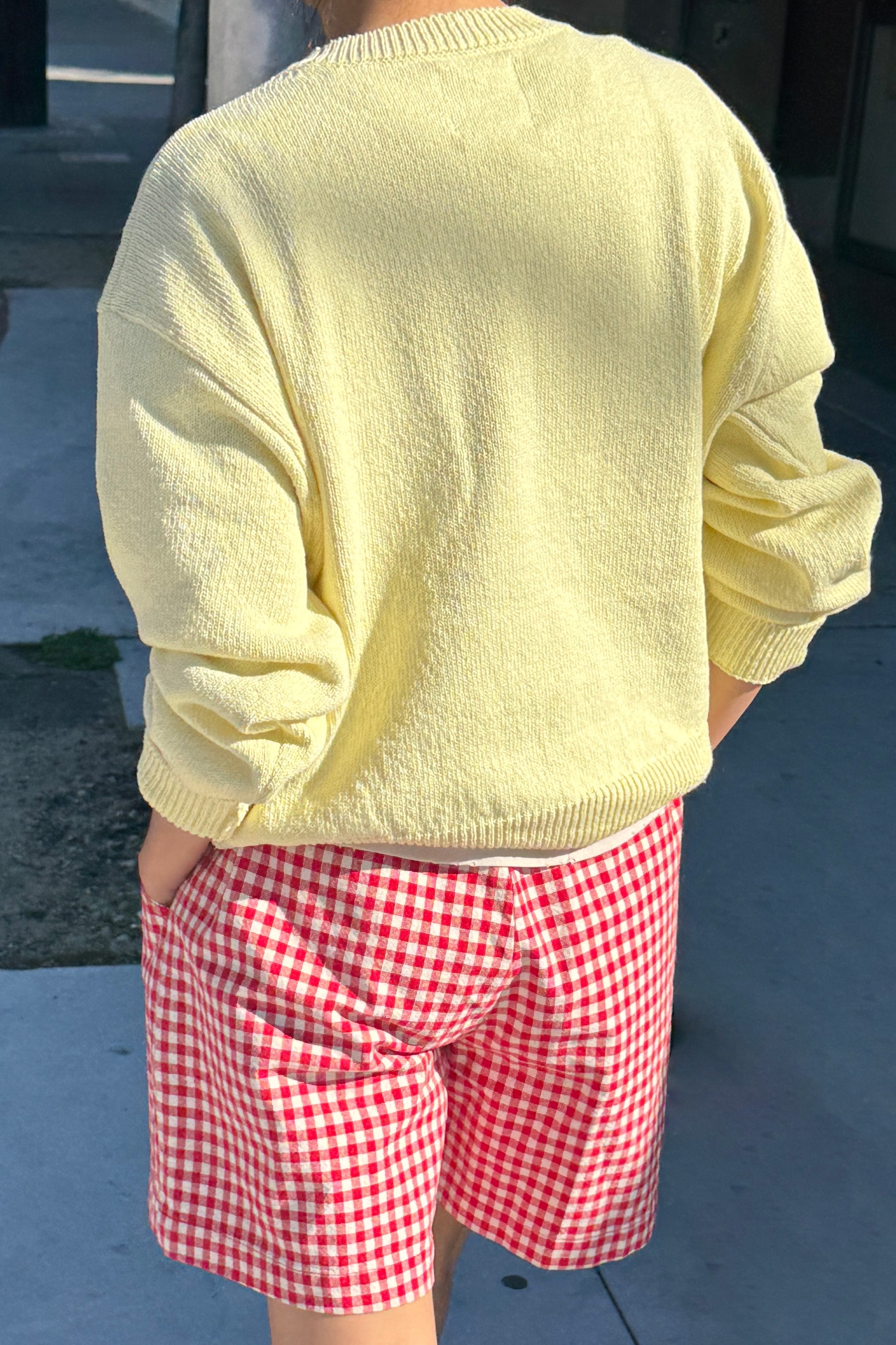 Milo Cotton Sweater - Lemonade