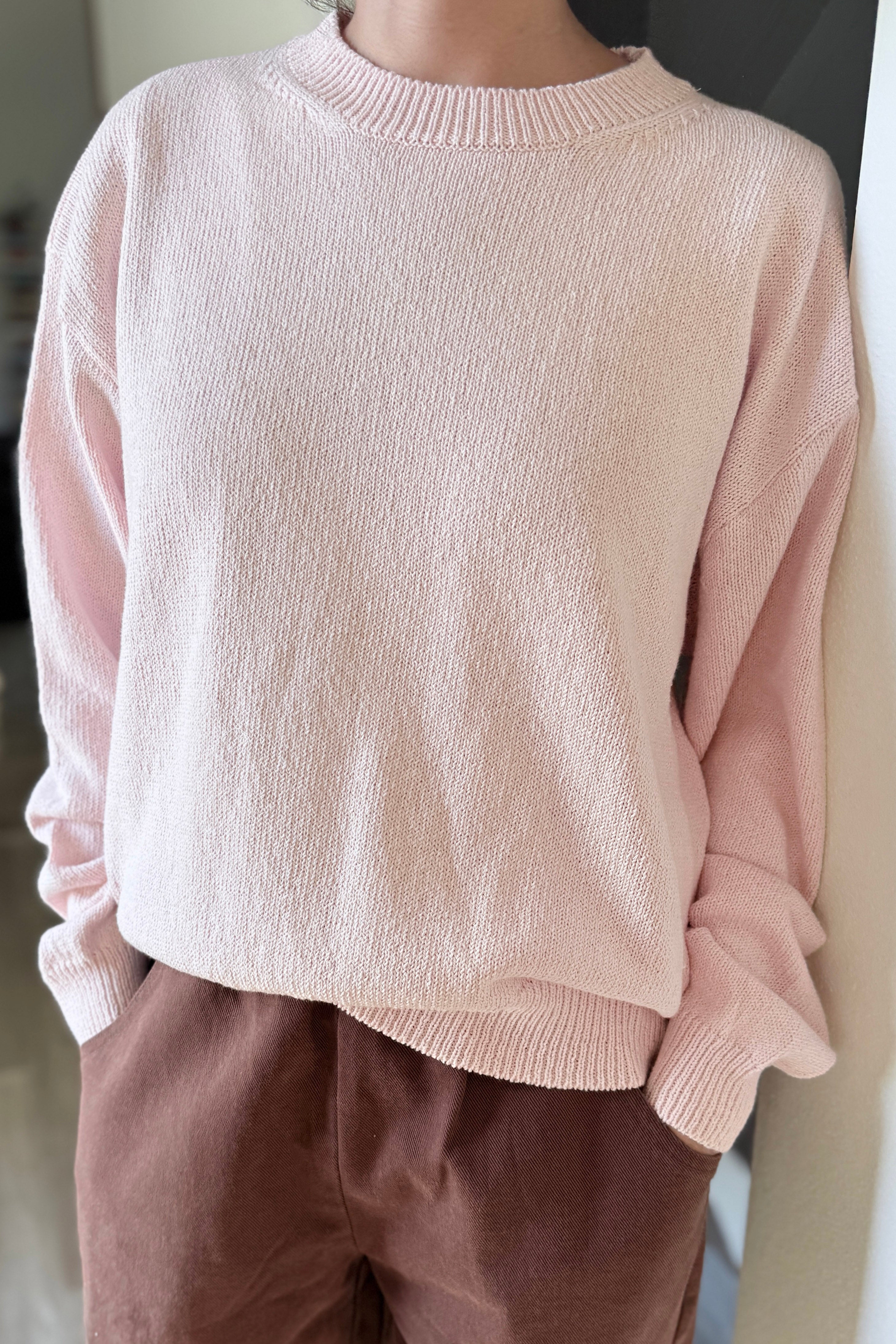 Milo Cotton Sweater - Rosé