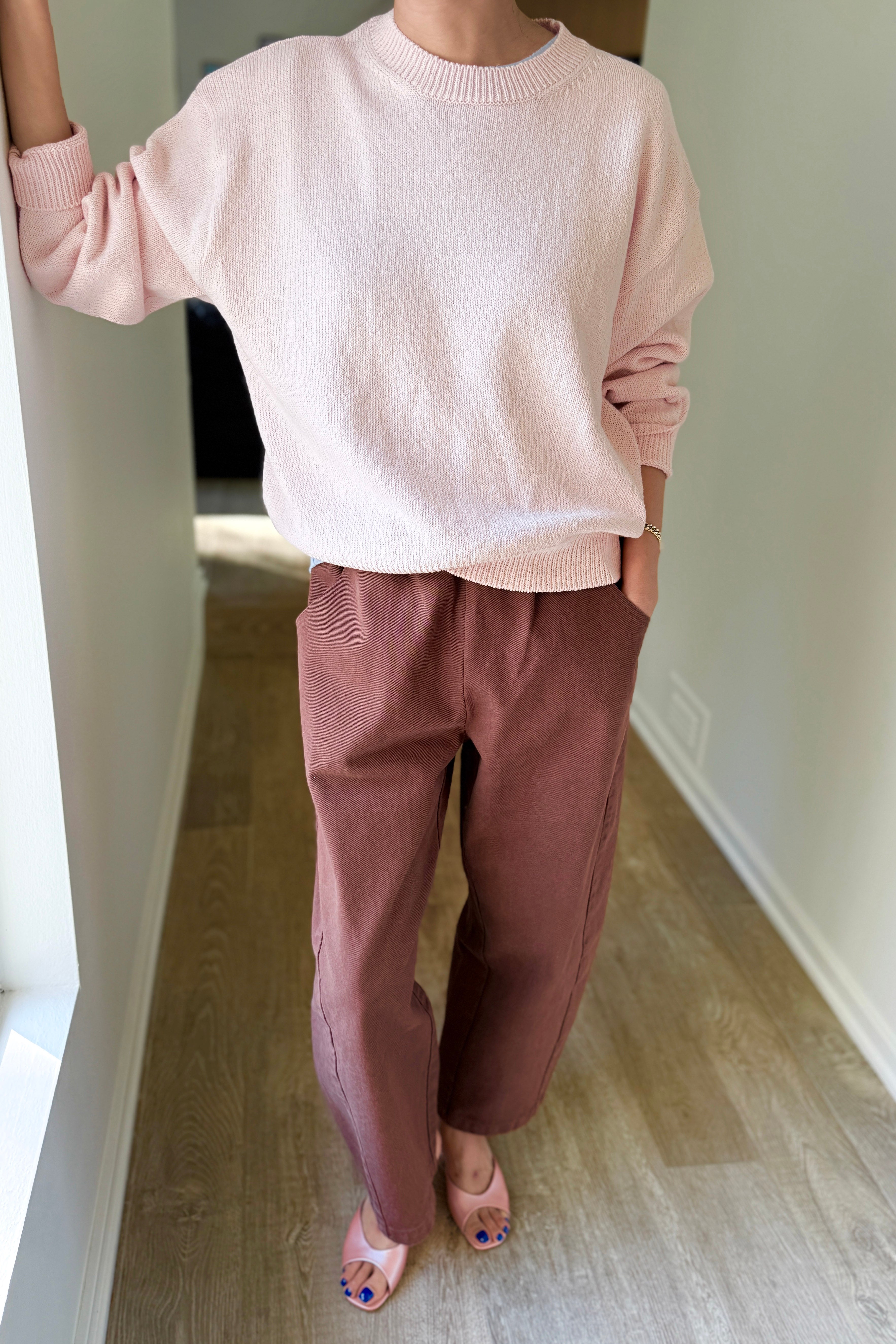 Milo Cotton Sweater - Rosé