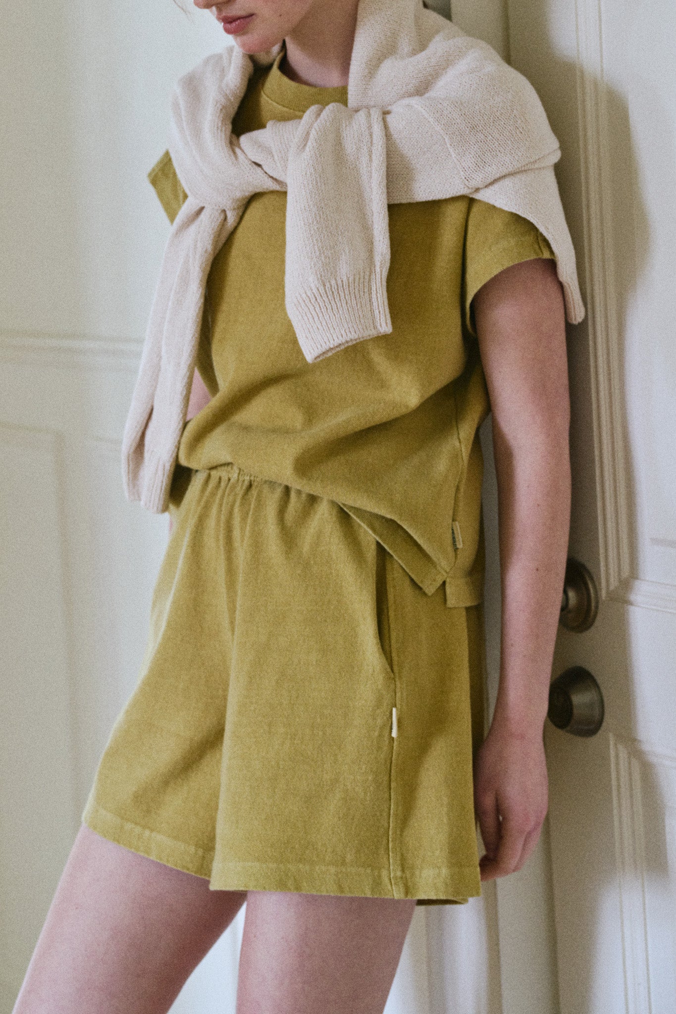 Flared Basketball Shorts - Ochre