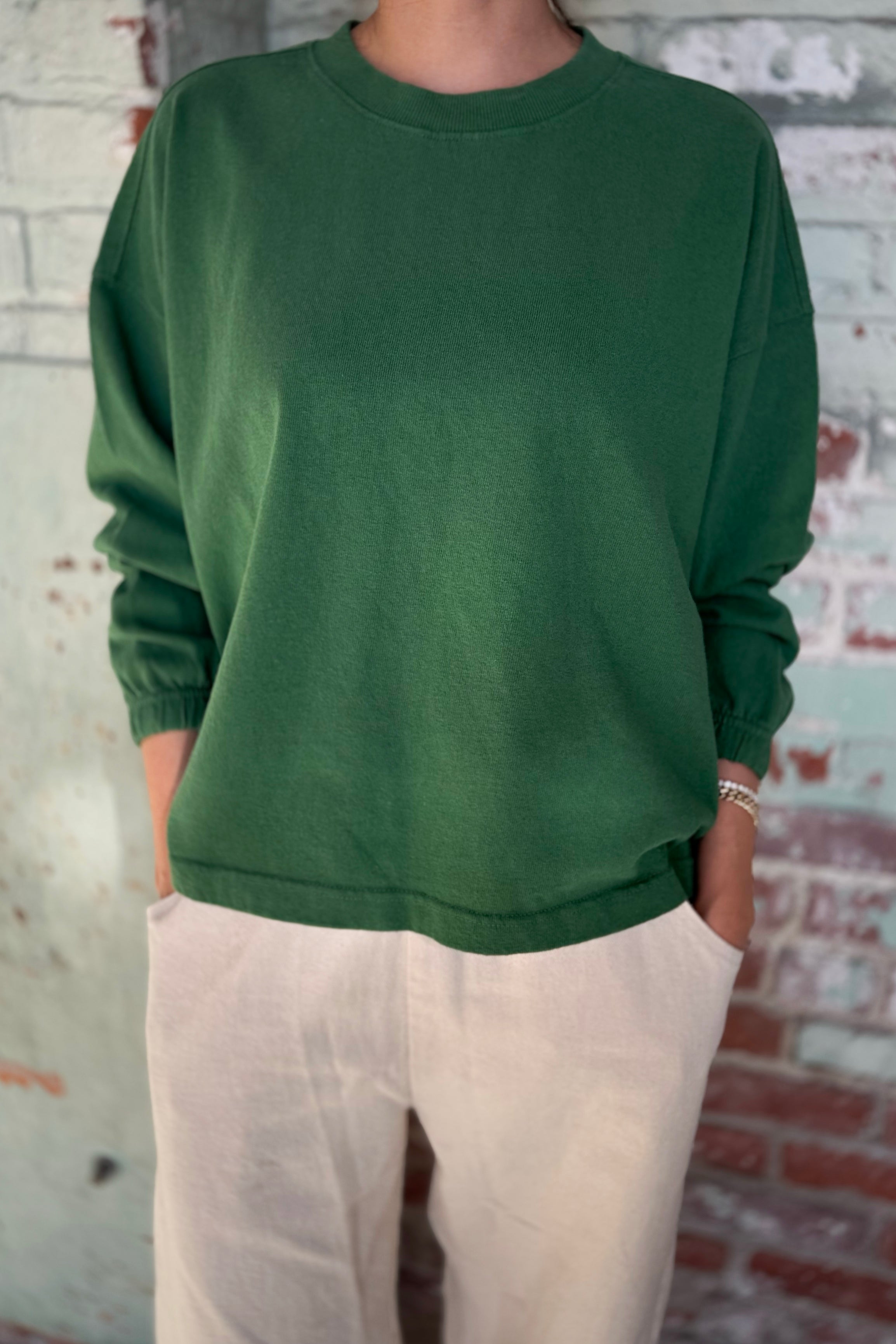 Naturelle Tee - Moss Green