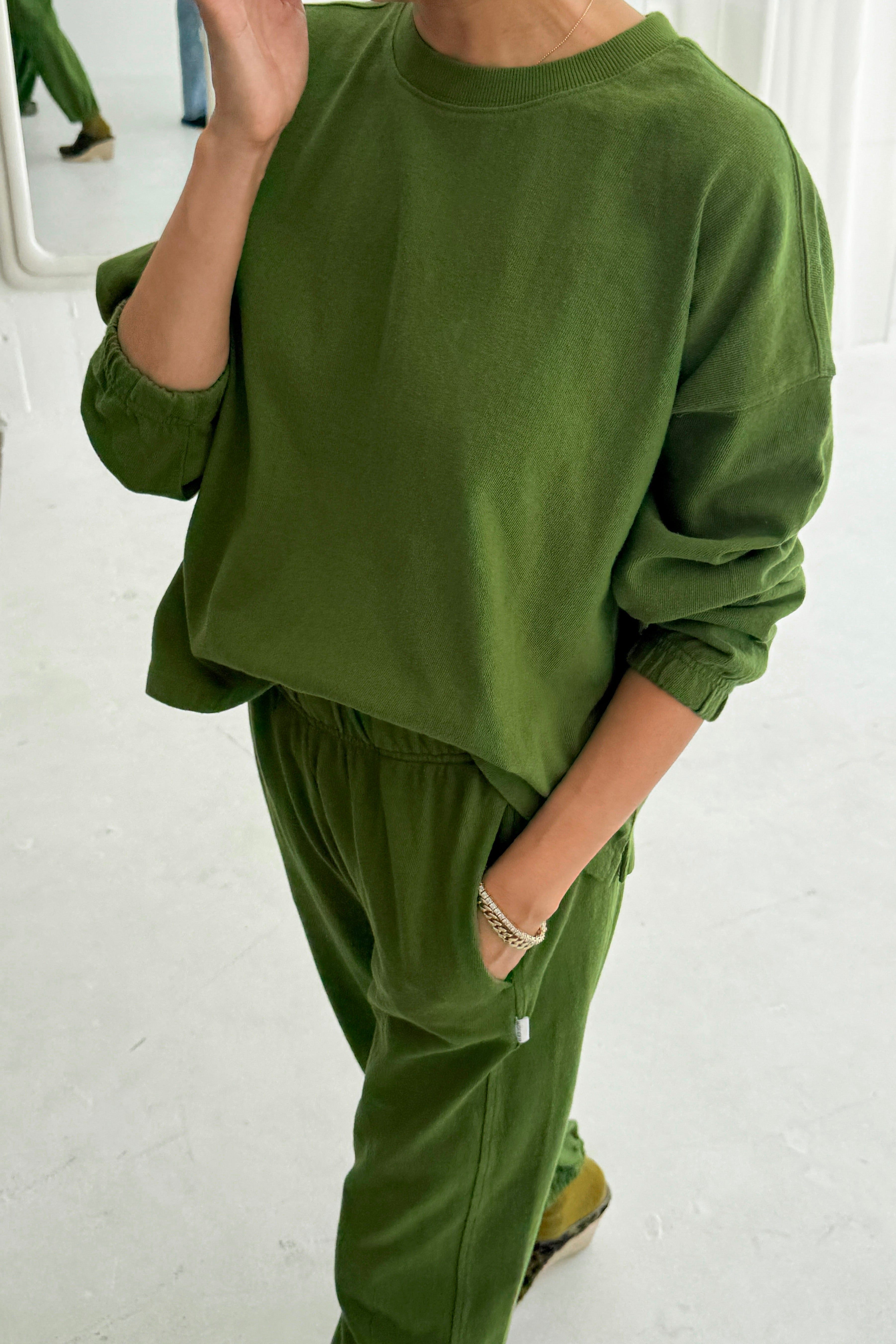 Naturelle Tee - Collard Green