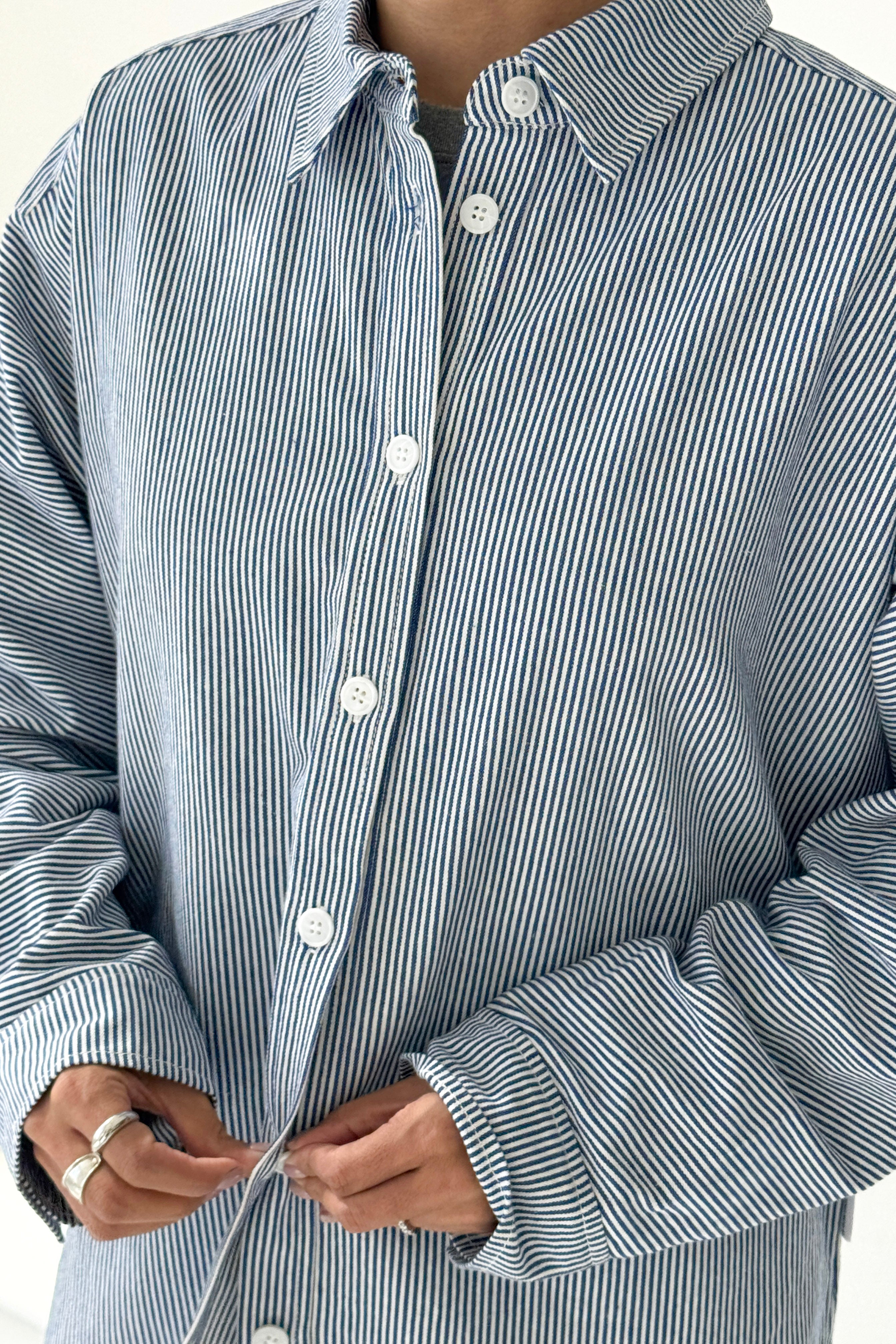 Owen Shirt - Blue Stripe