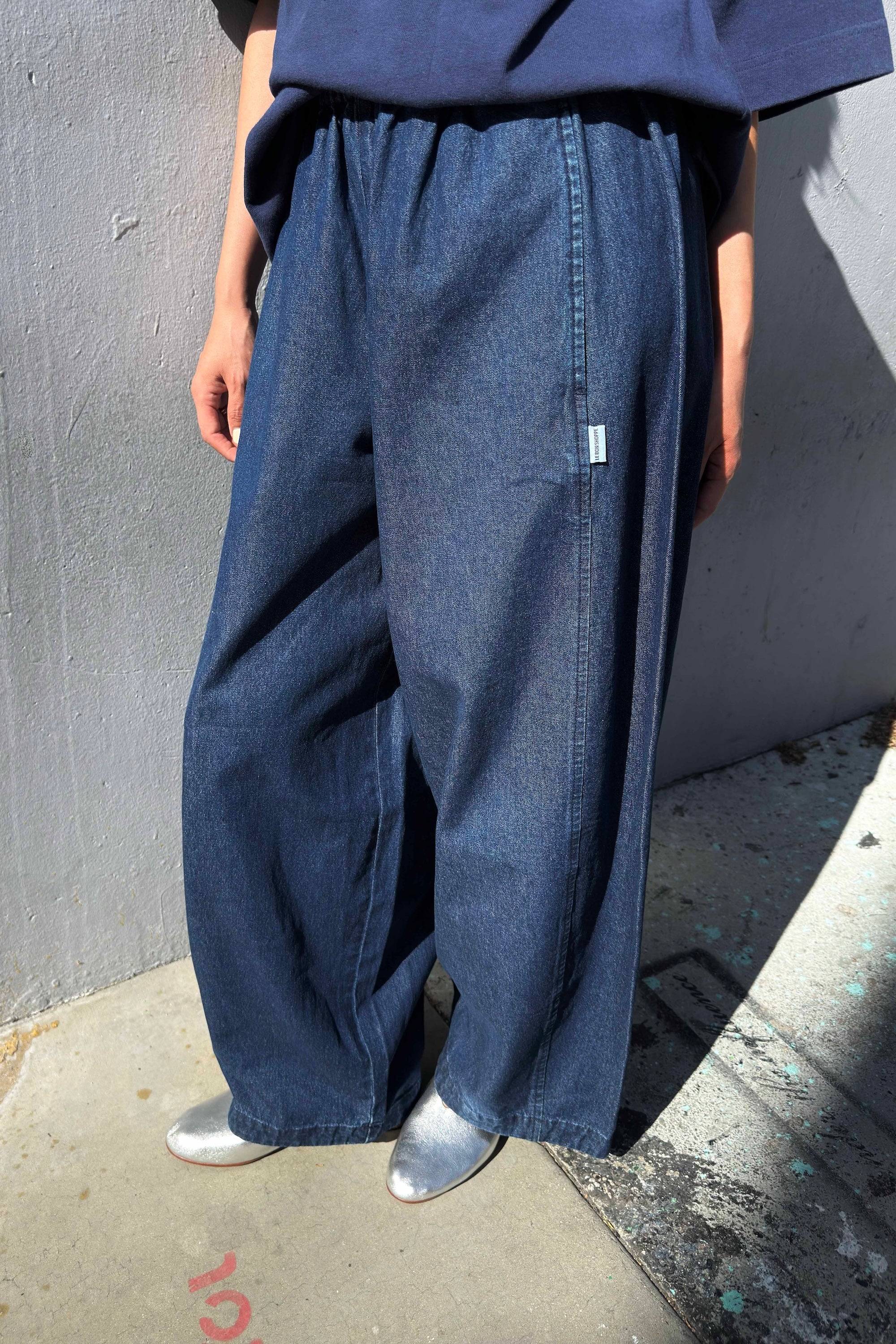 Parachute Pants - Denim Blue