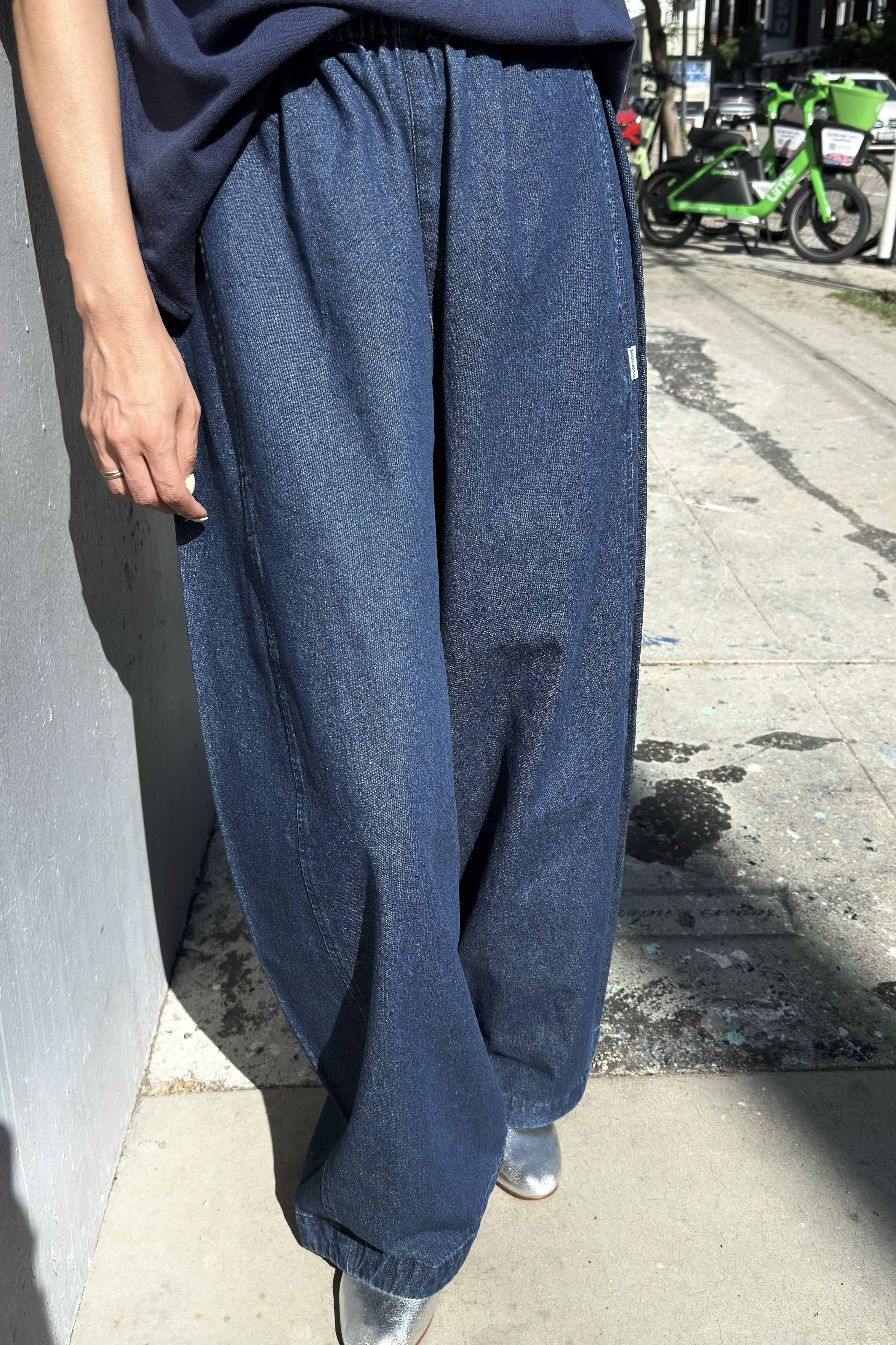 Parachute Pants - Denim Blue