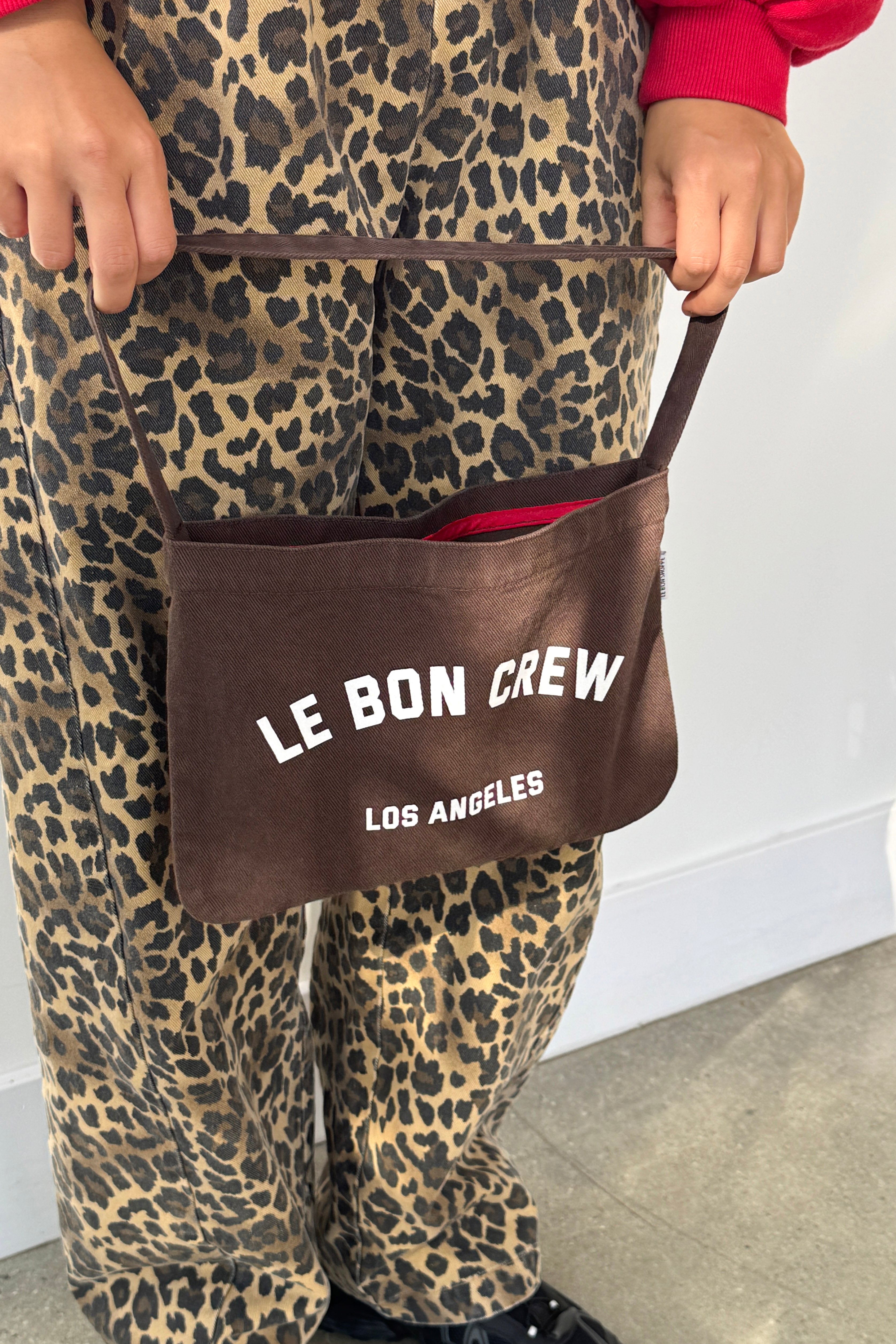 Petite Happy Carry Bag - Umber + White