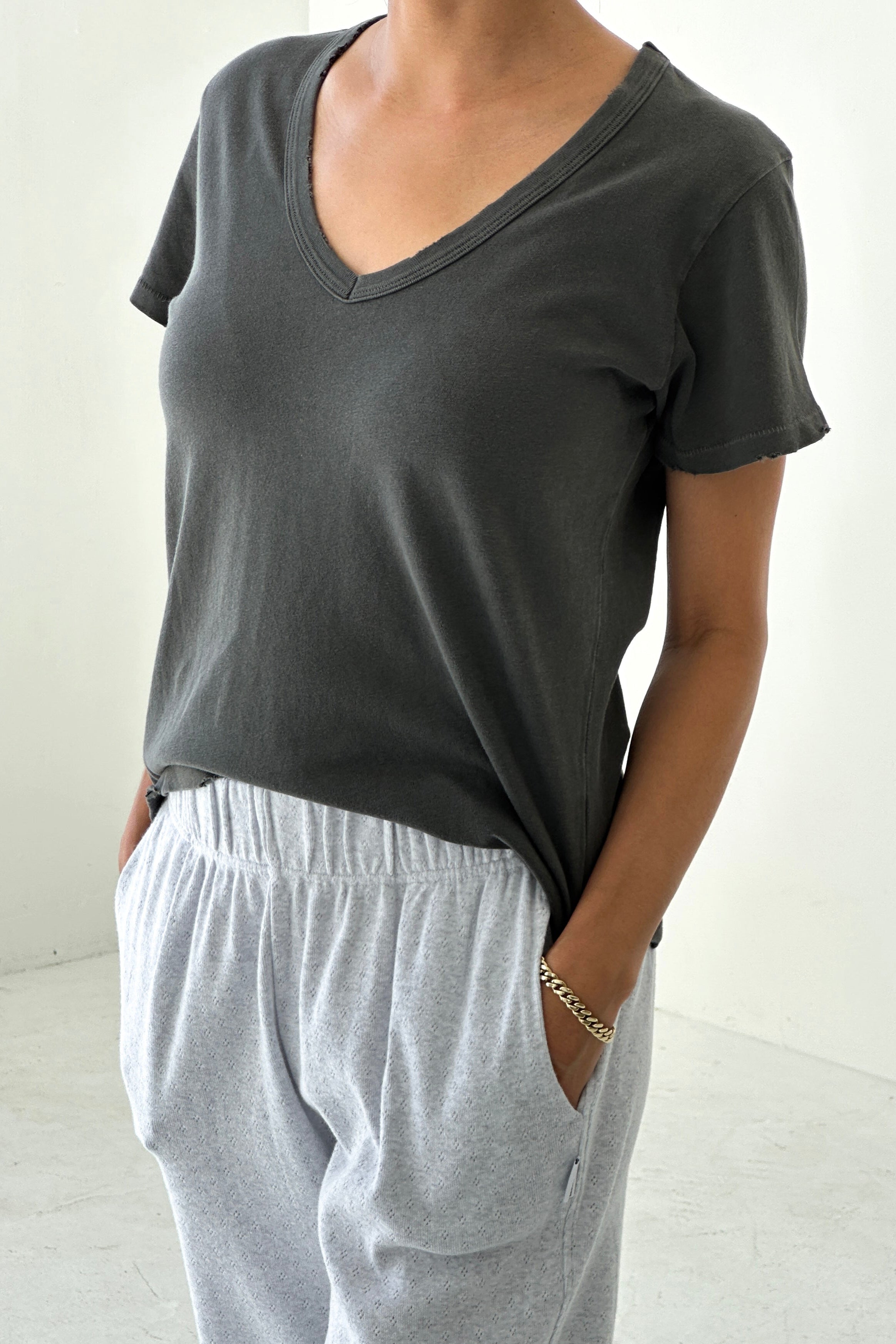 Petite La Vie Tee (Organic Cotton) - Vintage Black