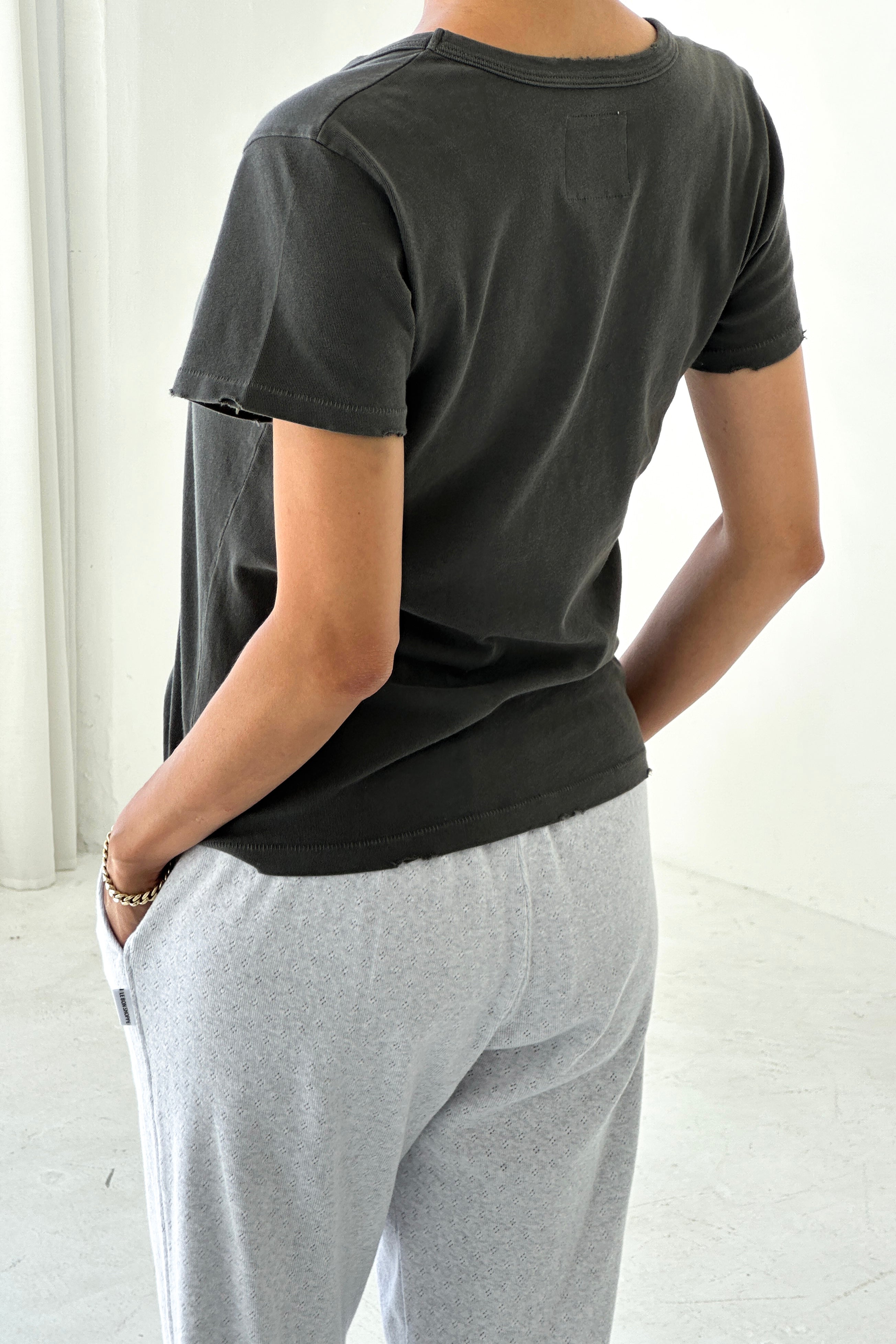 Petite La Vie Tee (Organic Cotton) - Vintage Black