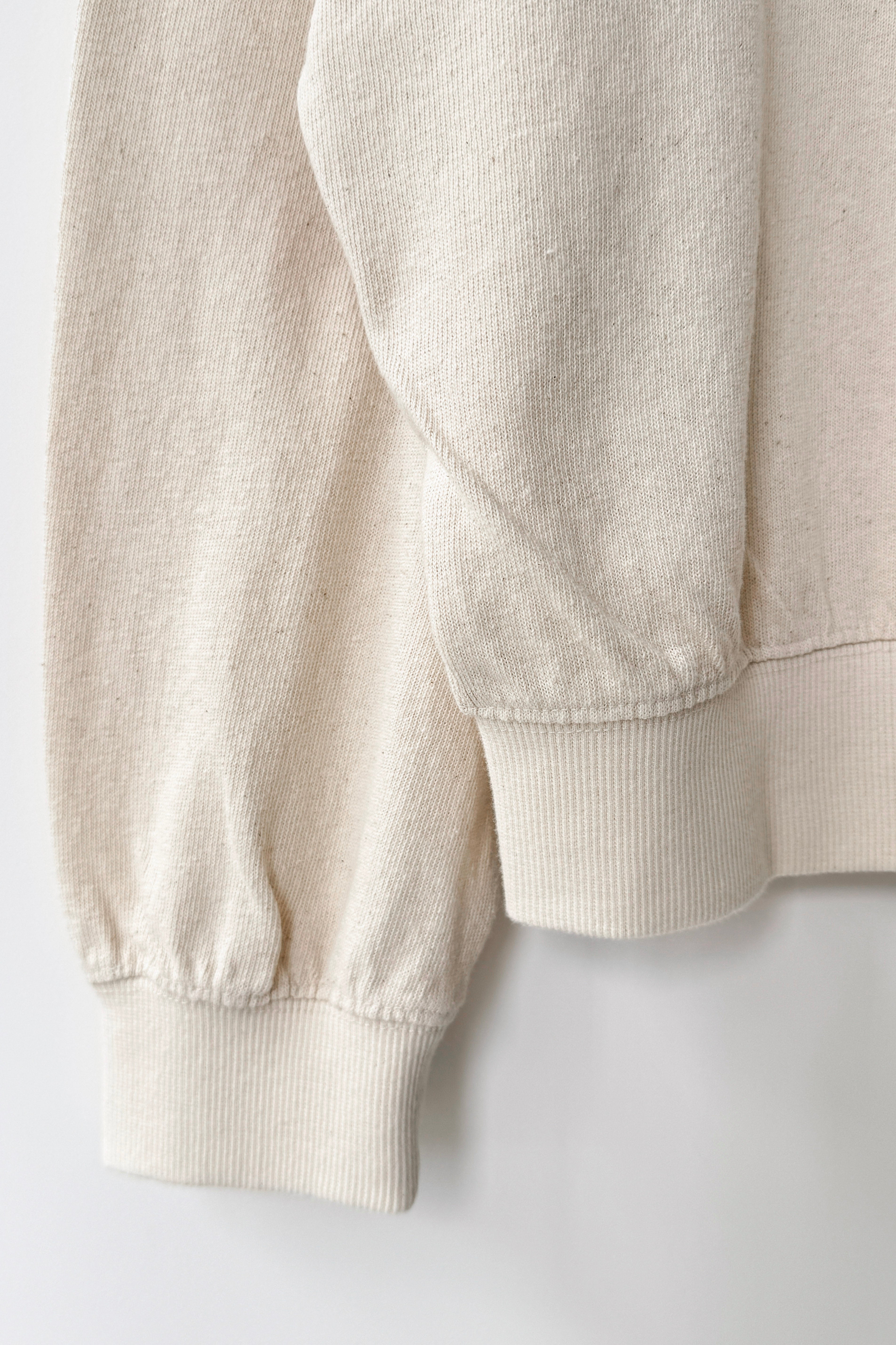 Polo Sweatshirt - Naturel
