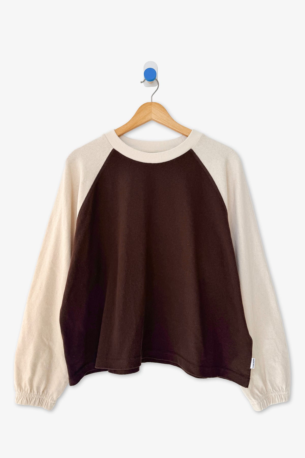 Raglan Naturelle Tee - Chestnut/Naturel