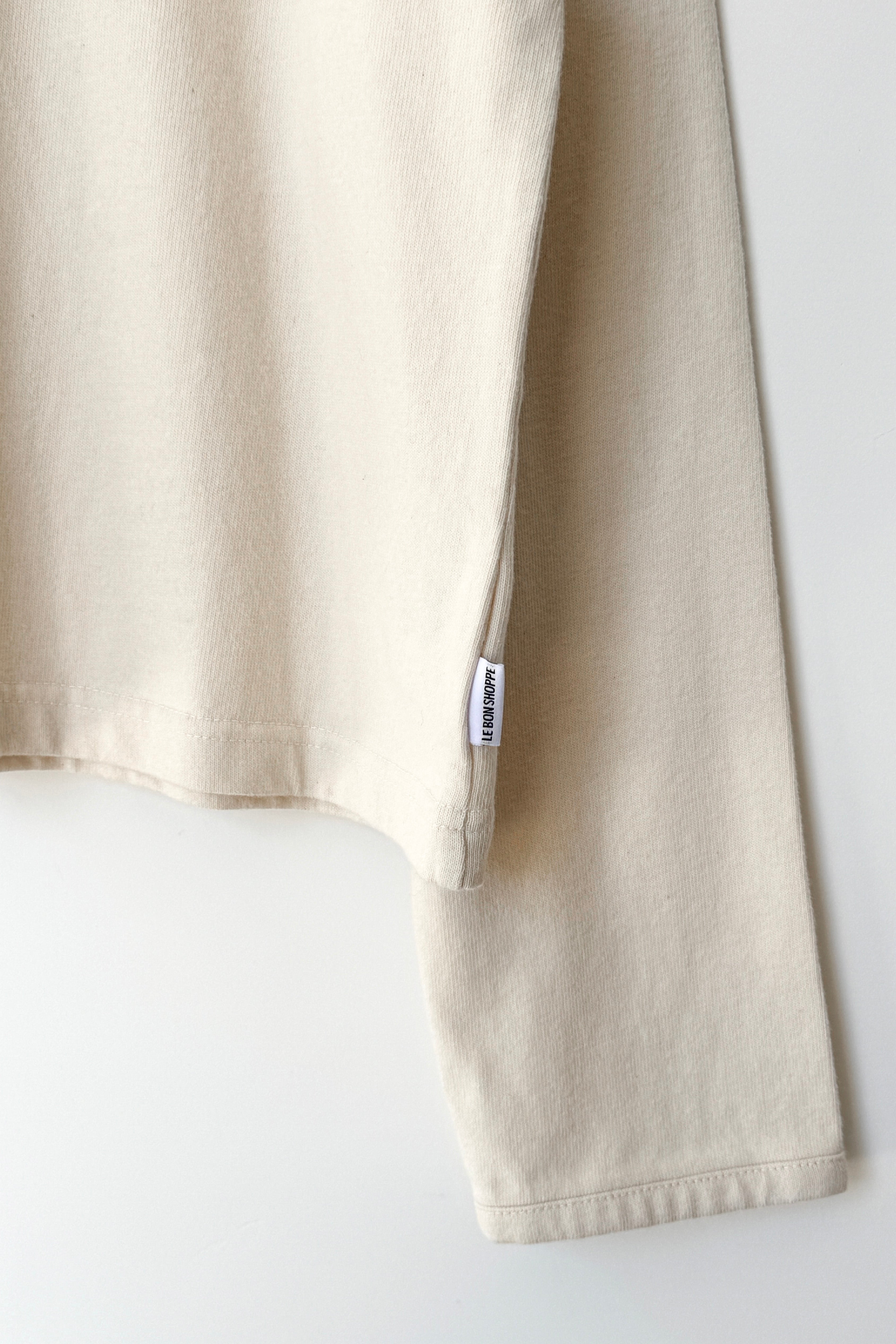 Soft Jersey Snap Cardigan - Naturel