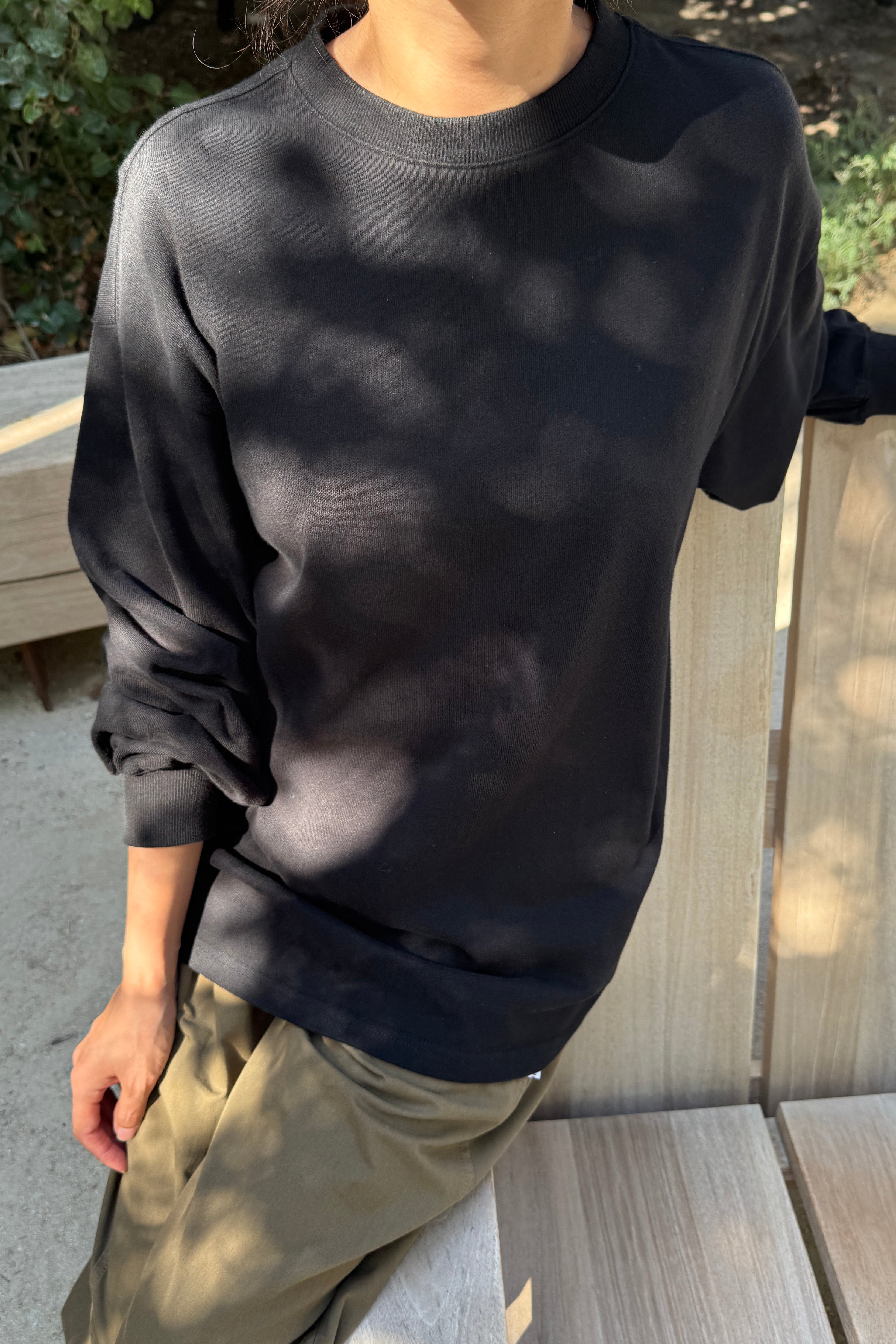 Soft Jersey Supple Tee - Black