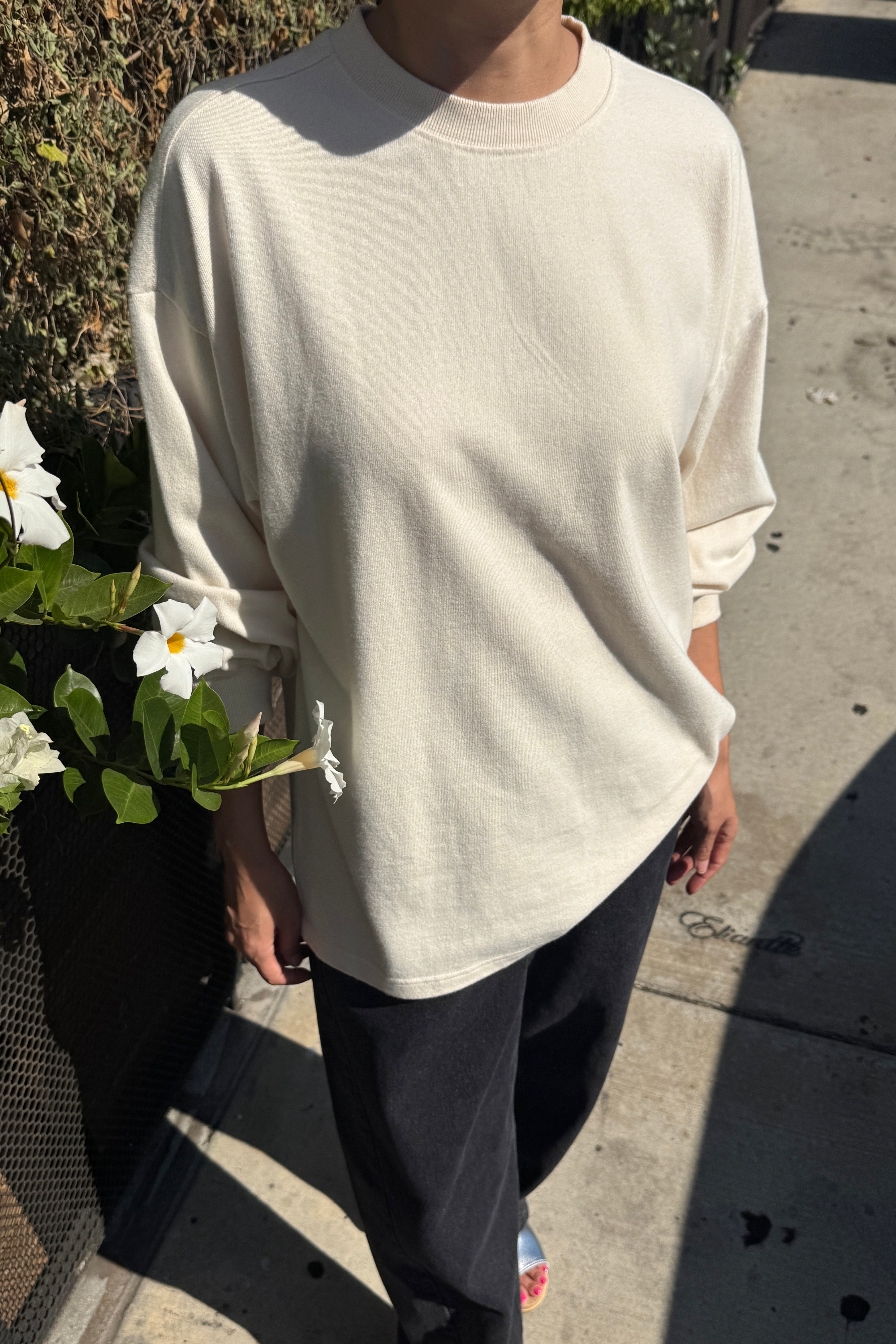 Soft Jersey Supple Tee - Naturel