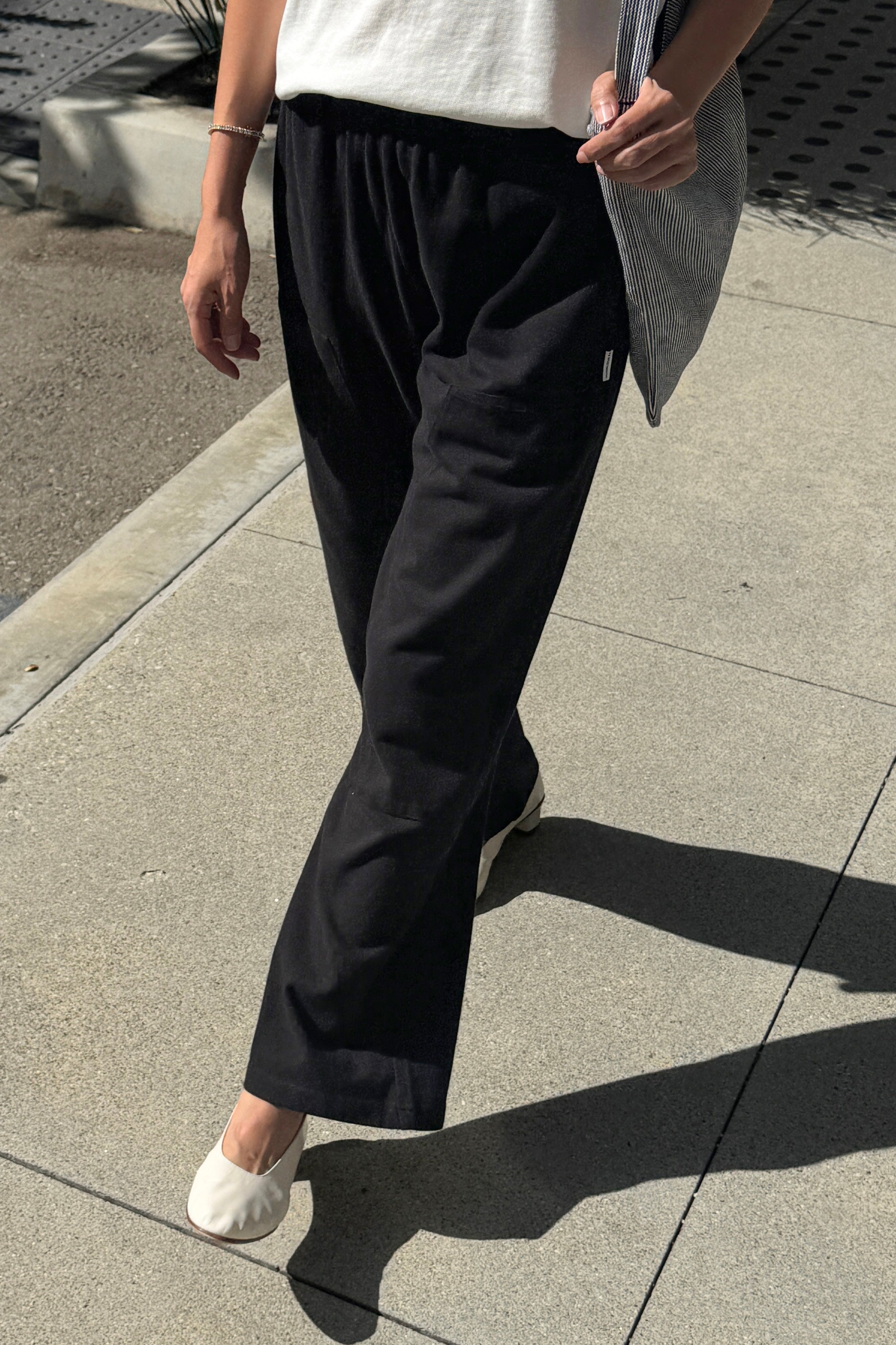 Soft Jersey Terra Pants - Black