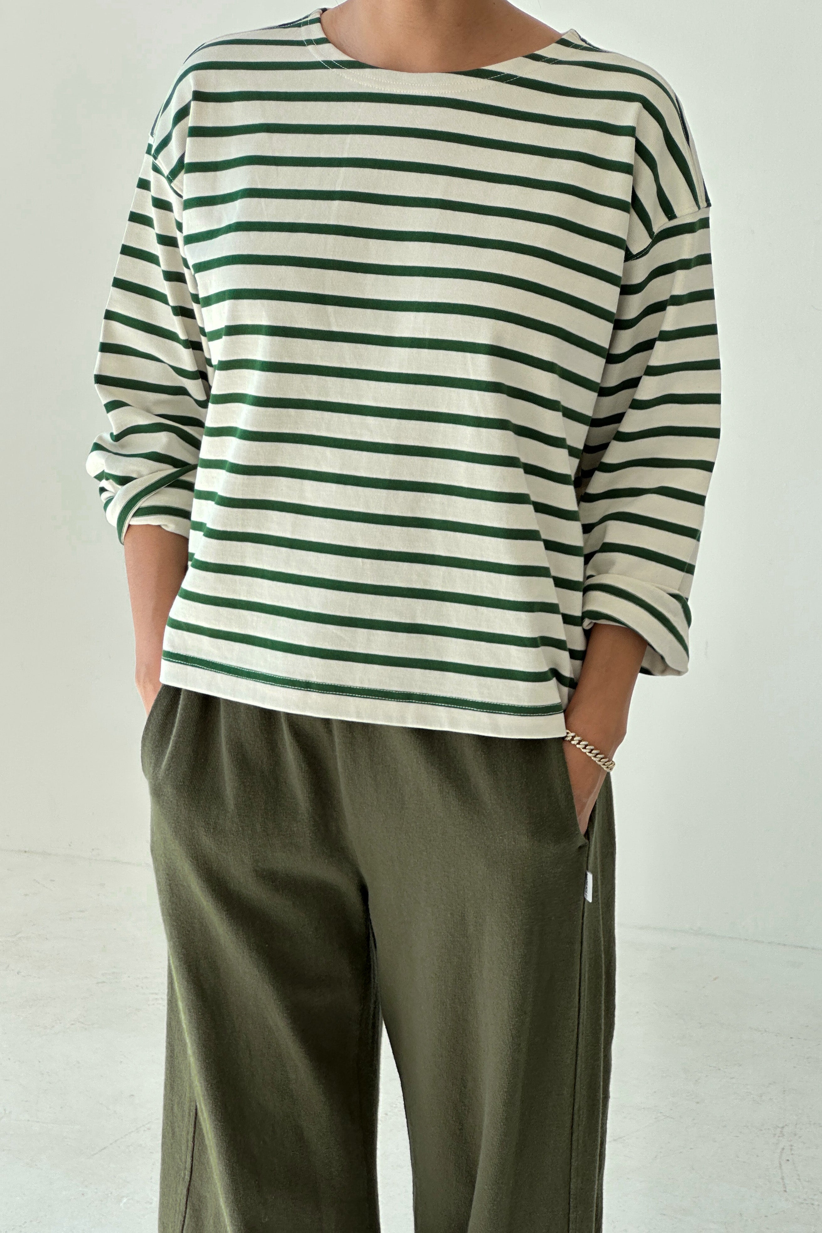 Sailor Top - Pine Stripe