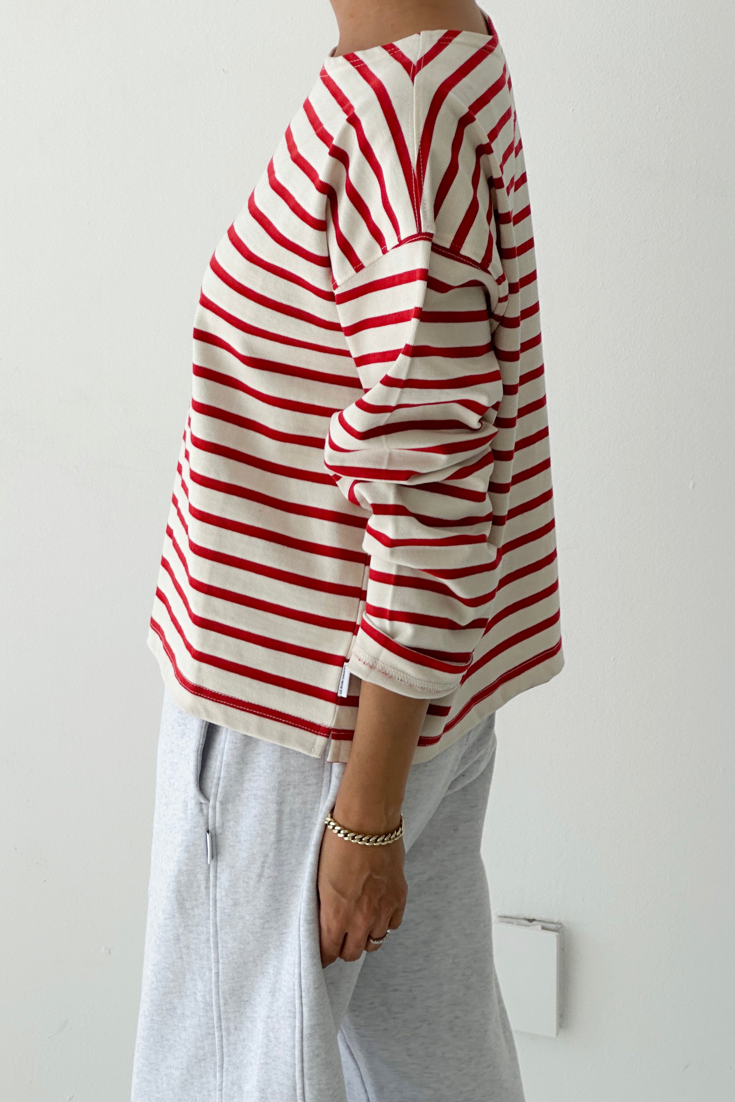 Sailor Top - Red Stripe