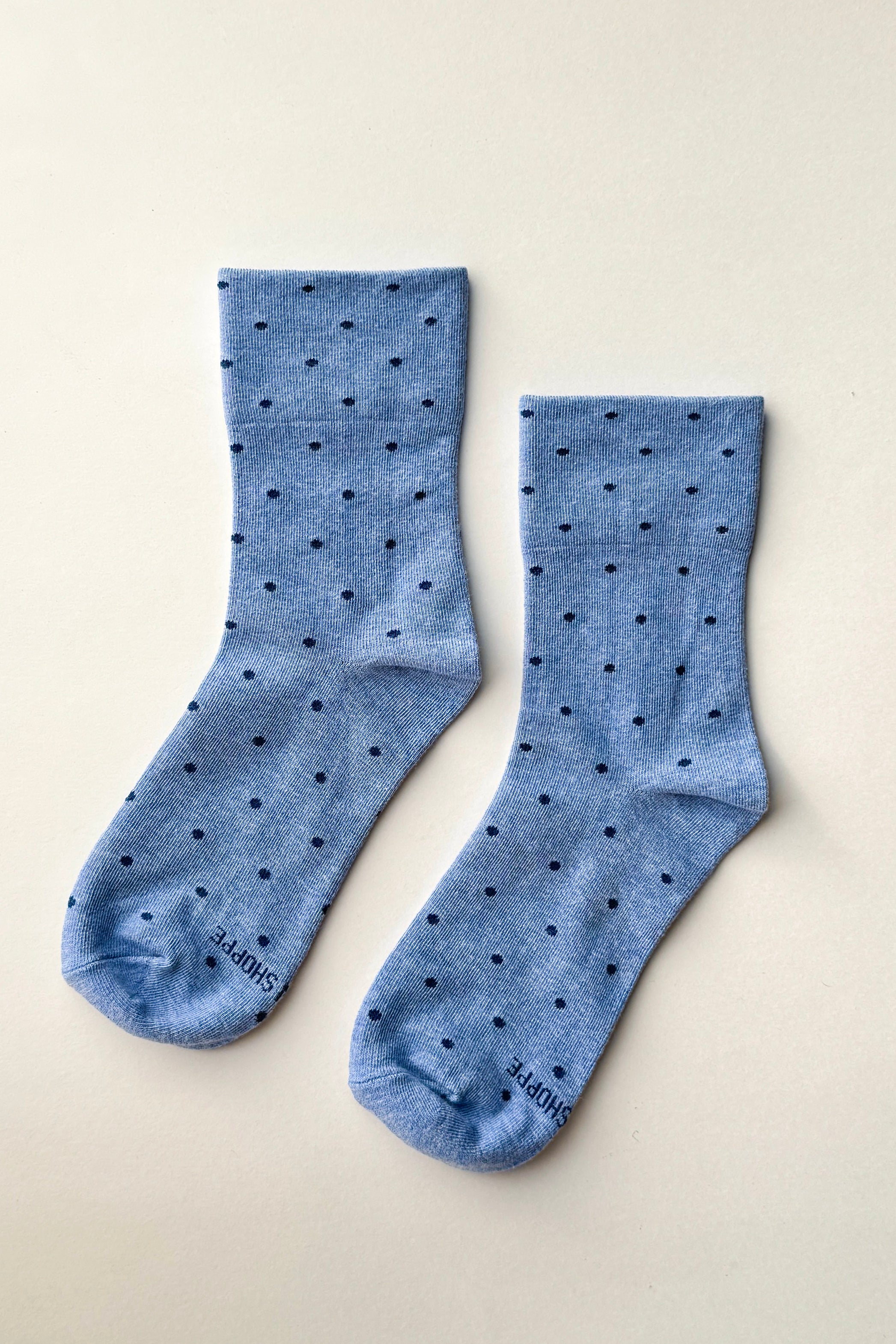 Sneaker Socks - Polka Dot - Blue/Navy
