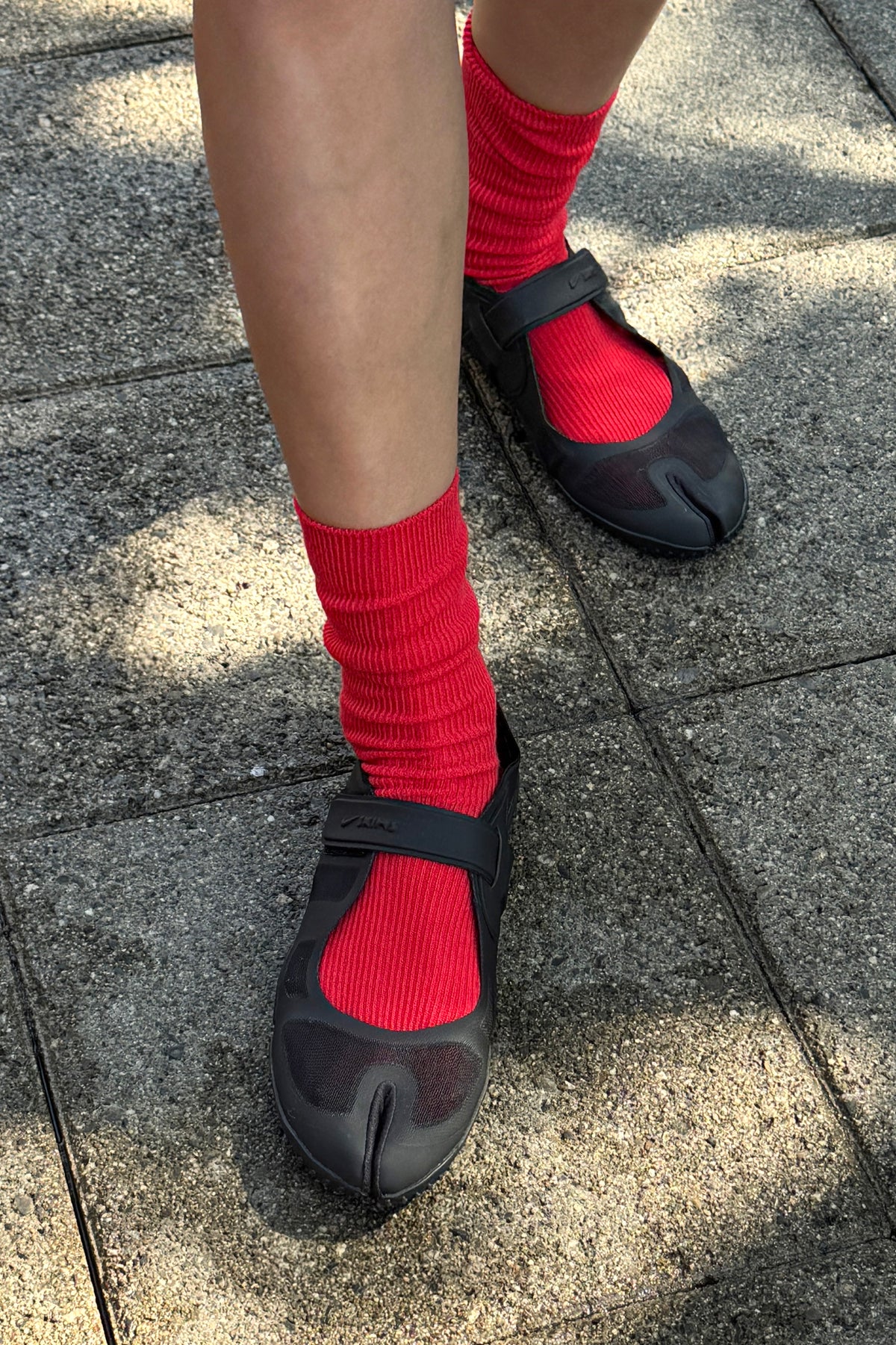 Chaussettes Pantalon - Rouge à Lèvres Rouge