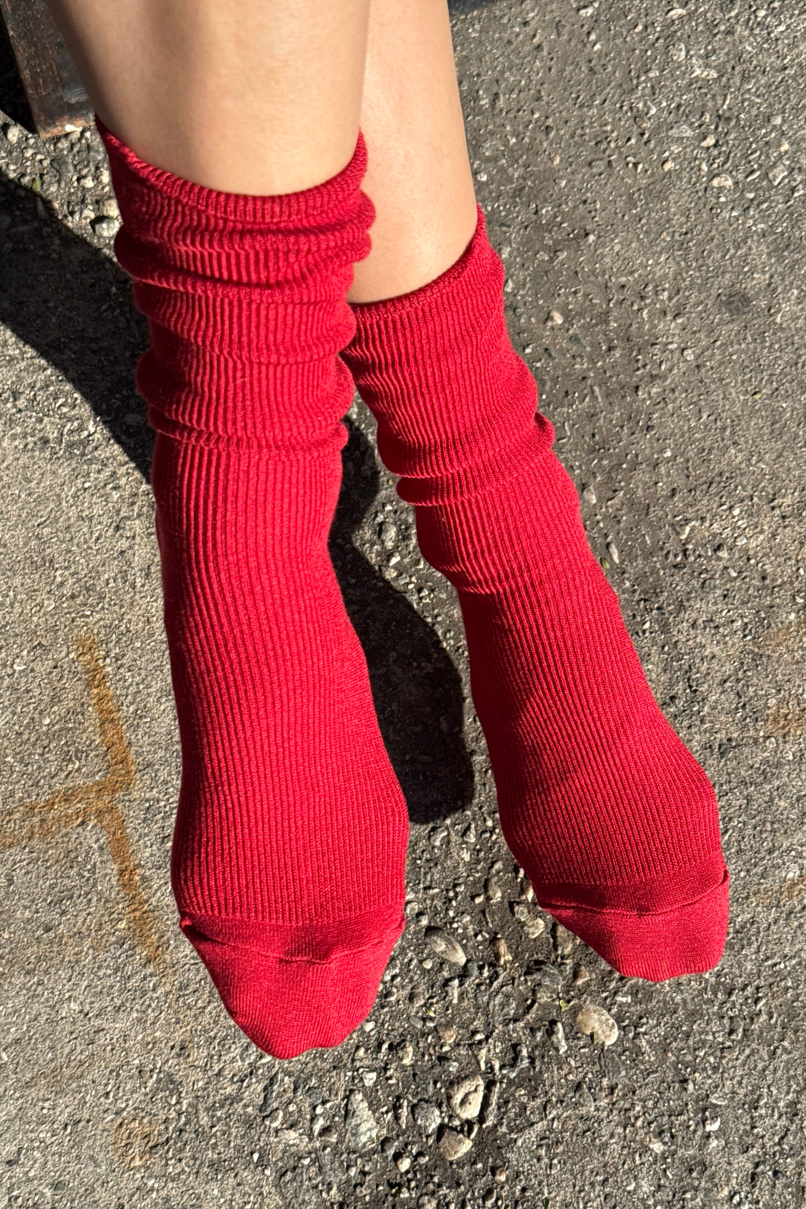 Trouser Socks - Tuscan Red