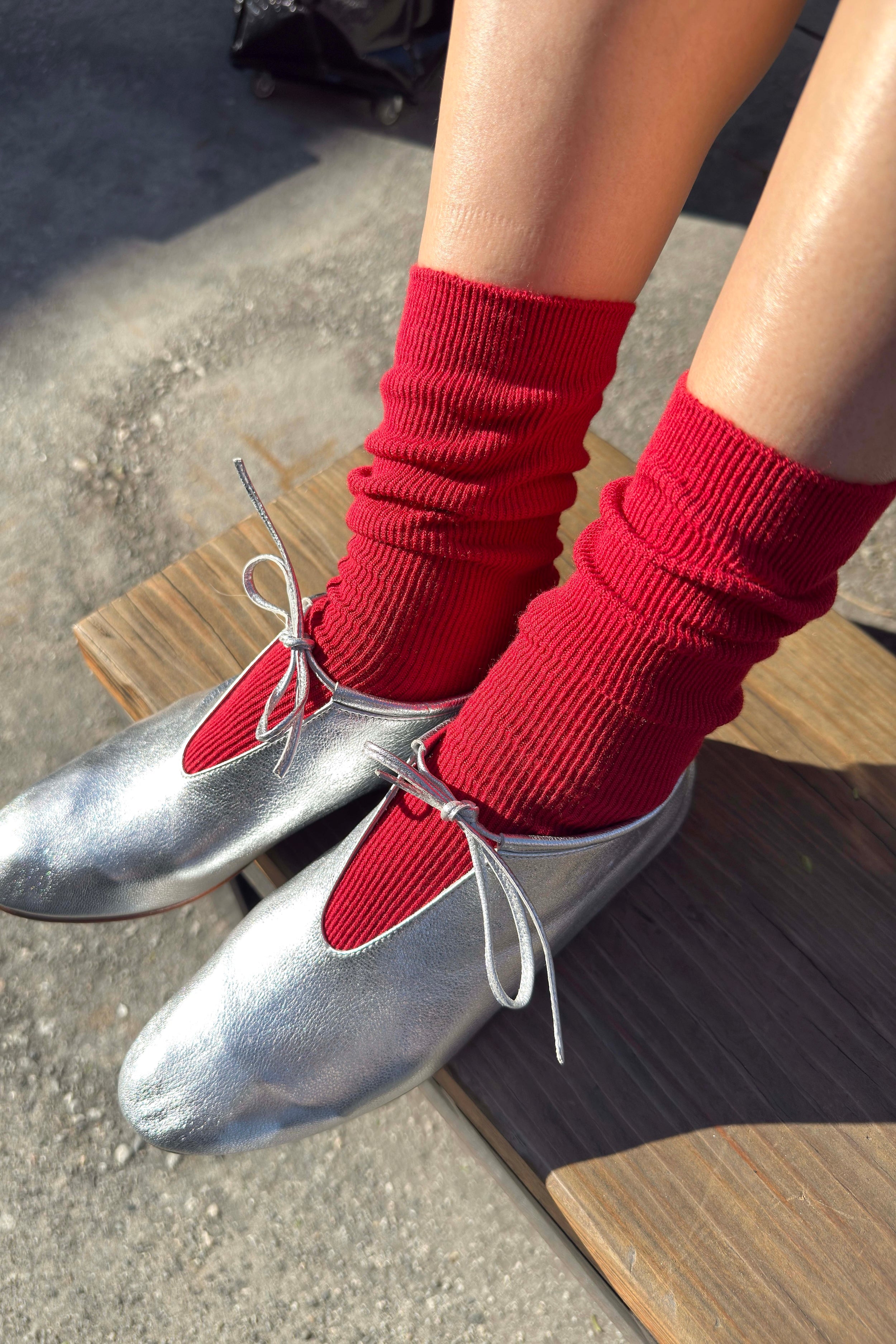 Trouser Socks - Tuscan Red