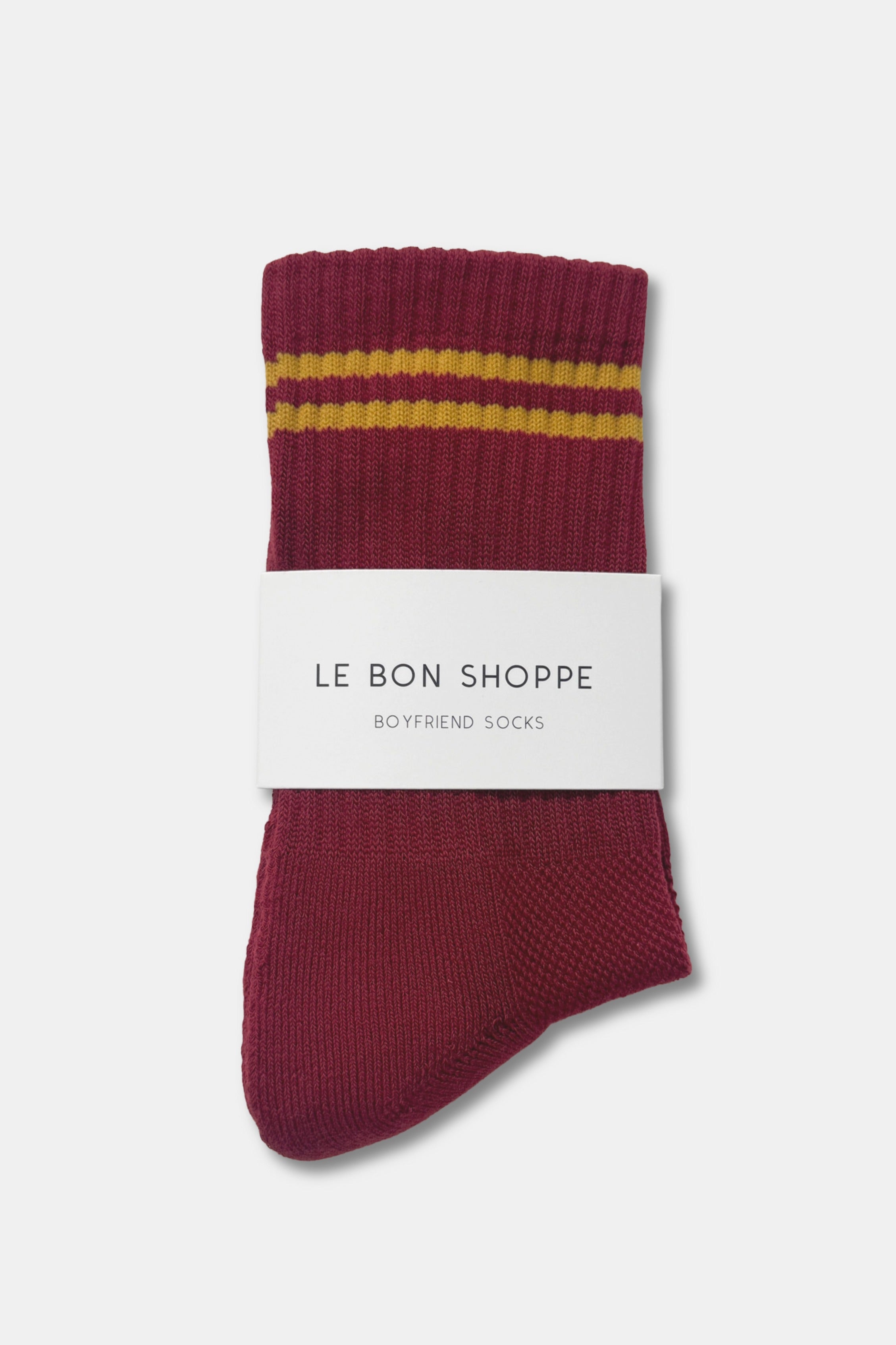 Boyfriend Socks - Cardinal