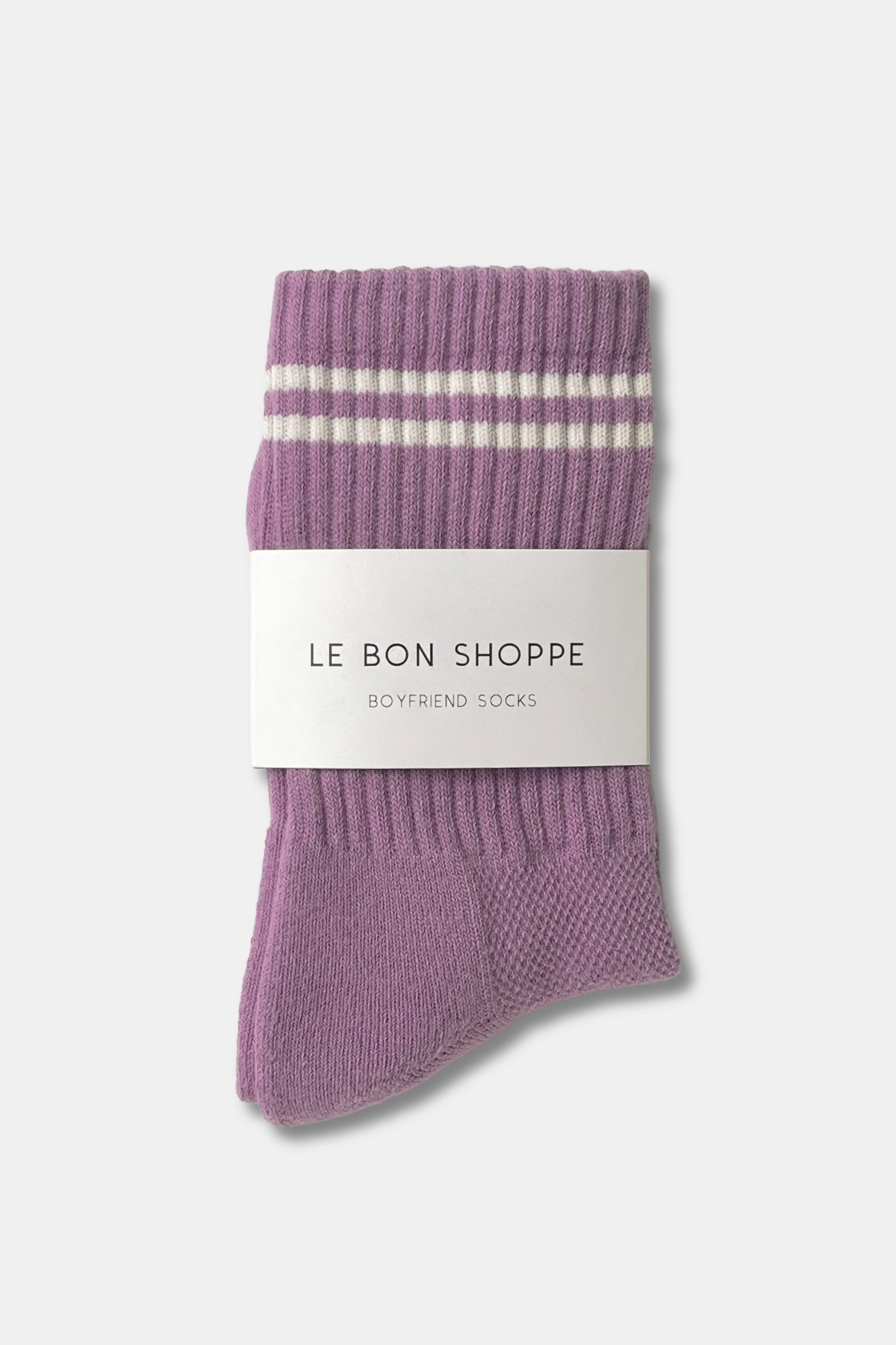 Chaussettes Boyfriend - Raisin