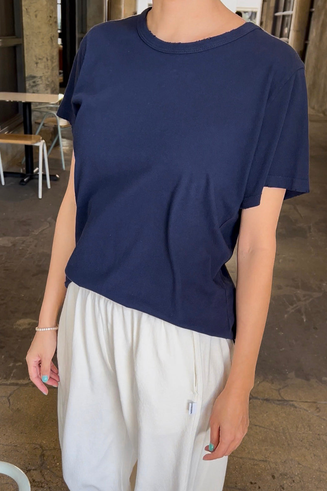 Vintage Boy Tee (Organic Cotton) - Navy