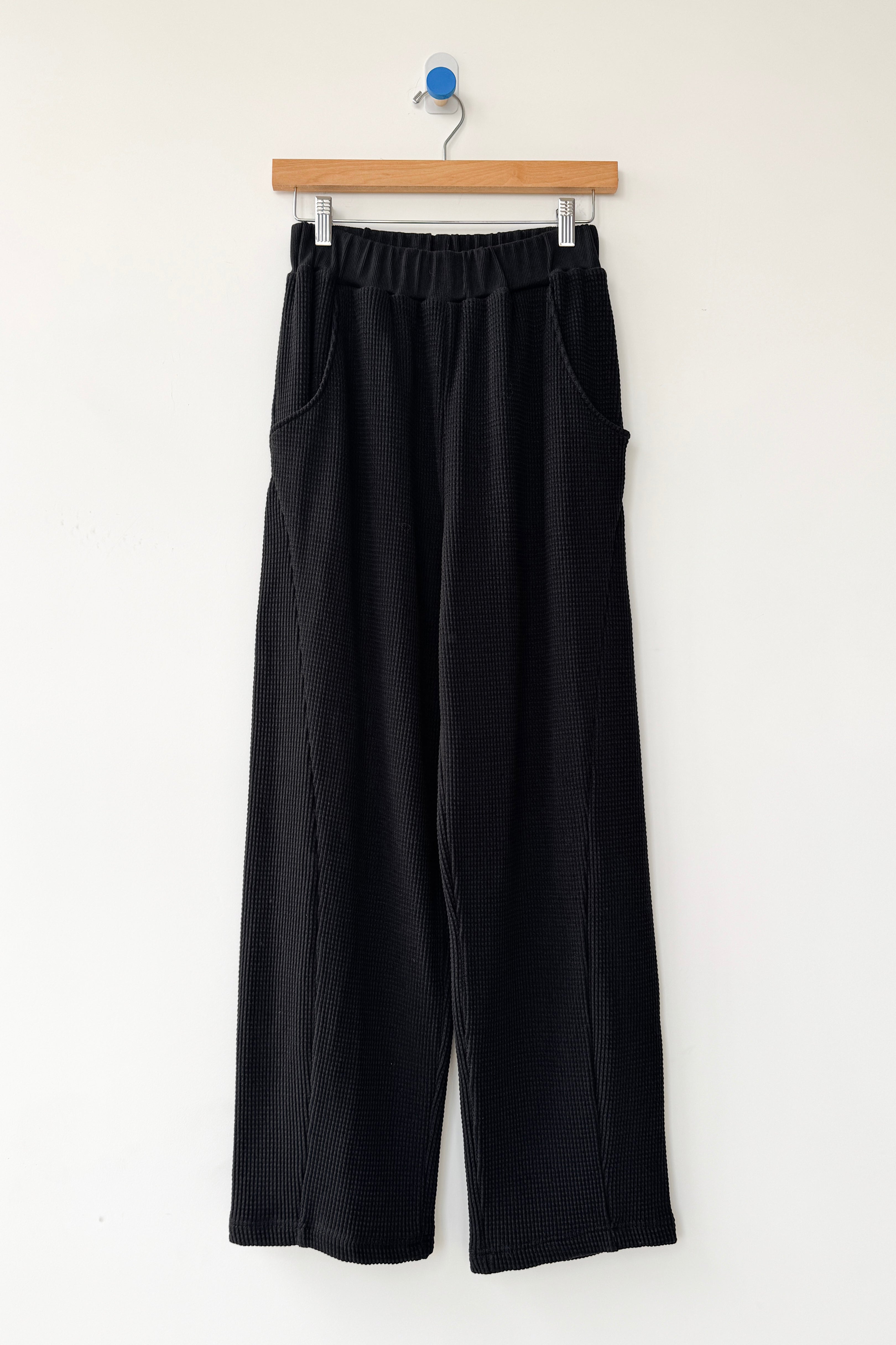 Waffle Lo Pants -True Black