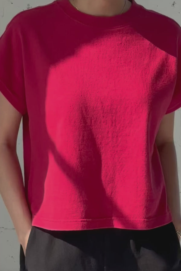 Camiseta Jeanne - Rojo Crayón