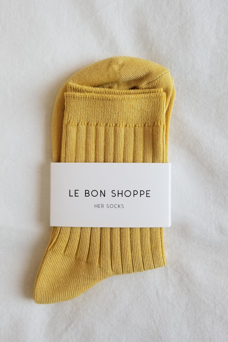 Ses Chaussettes (MC coton) - Bouton d'Or