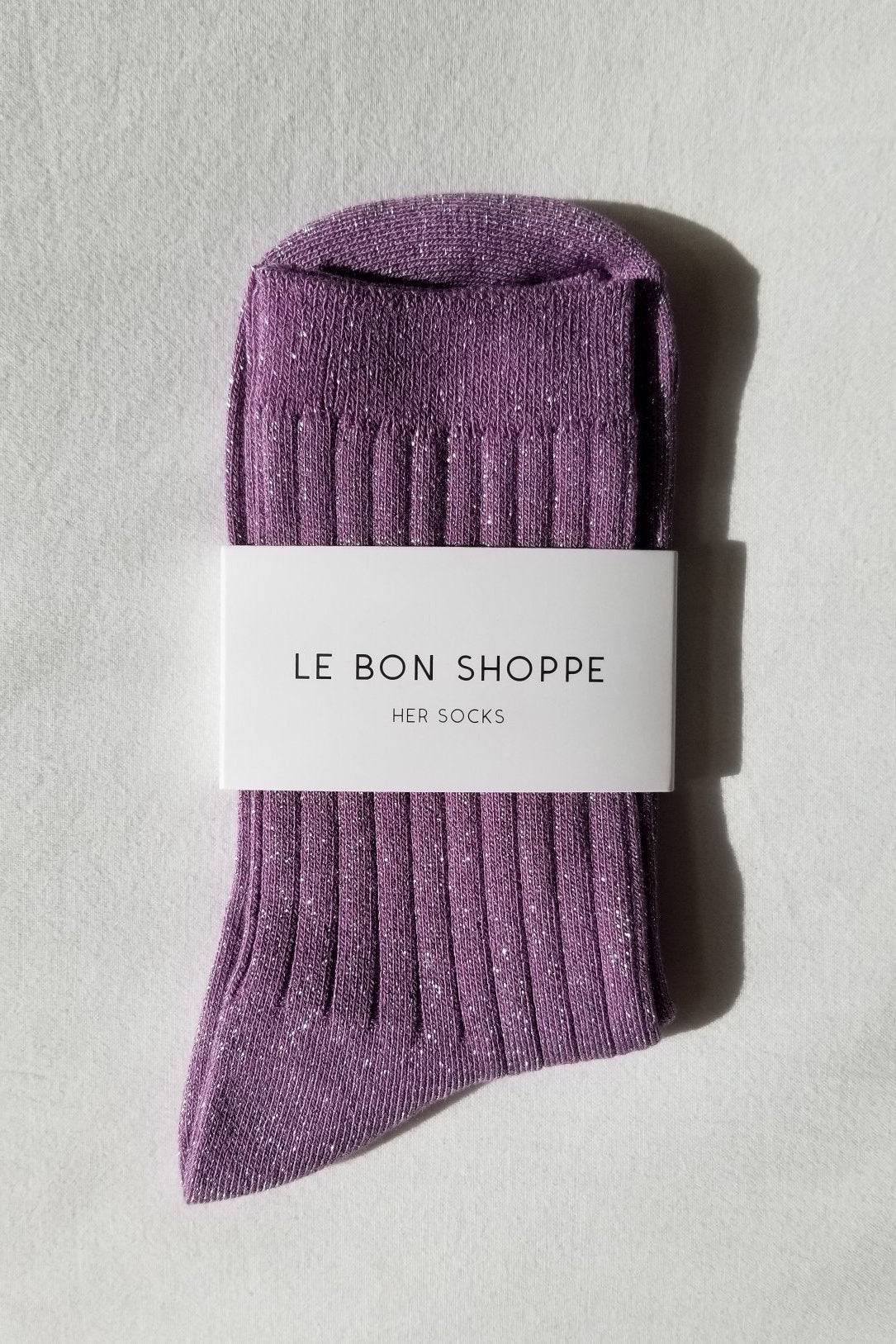 Ses Chaussettes - Lilas Pailleté