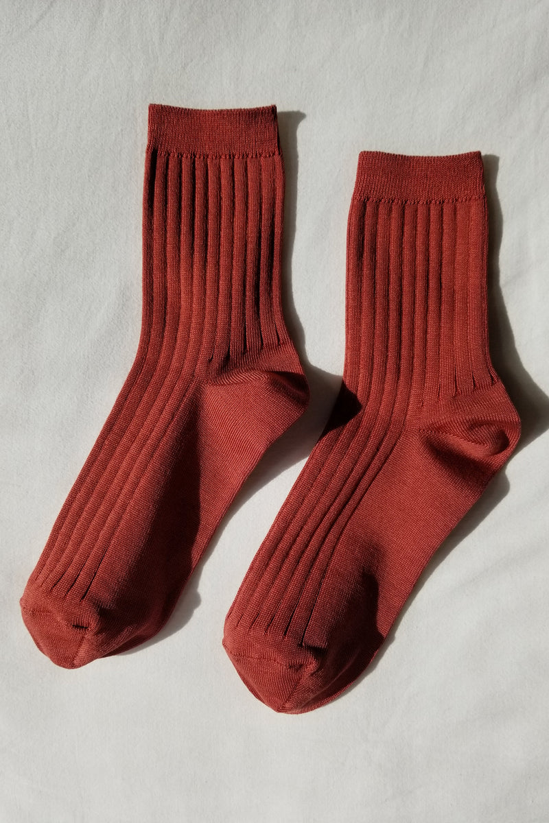 Her Socks (algodón MC) - Terracota 