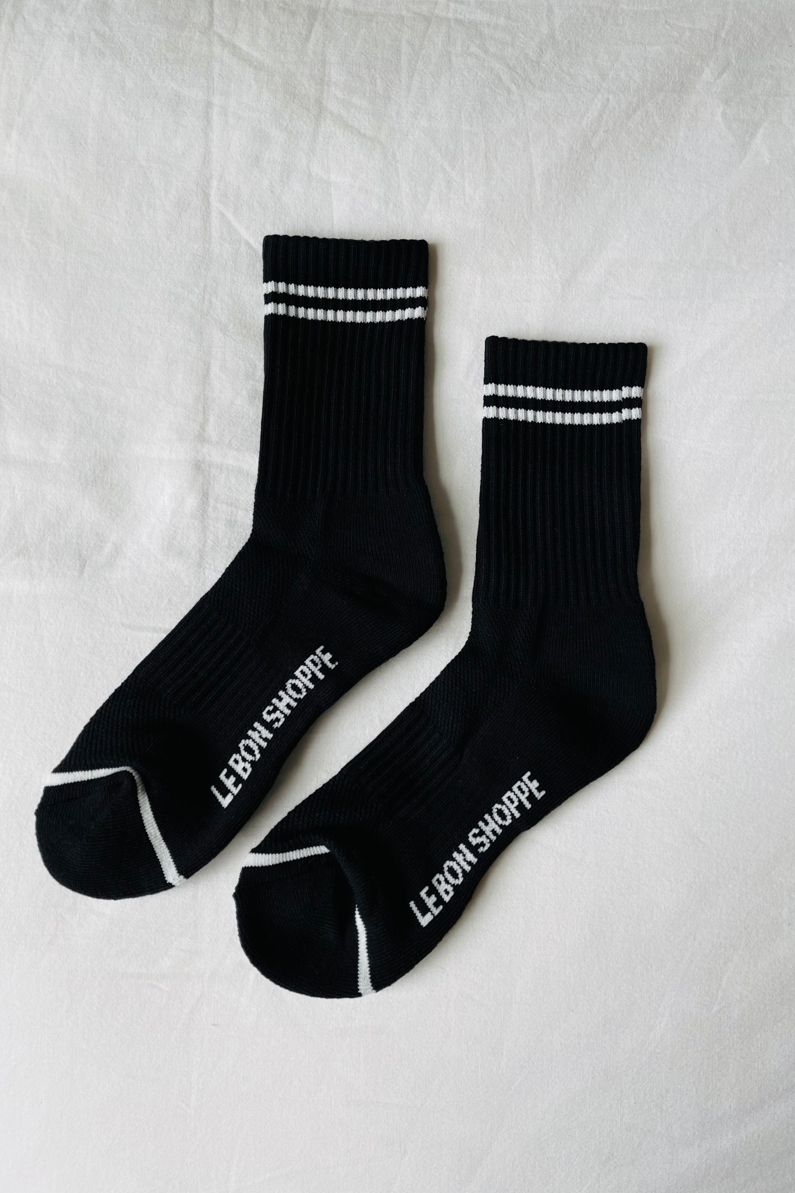 Boyfriend Socks - Noir