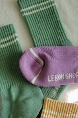 Boyfriend Socks - Grape