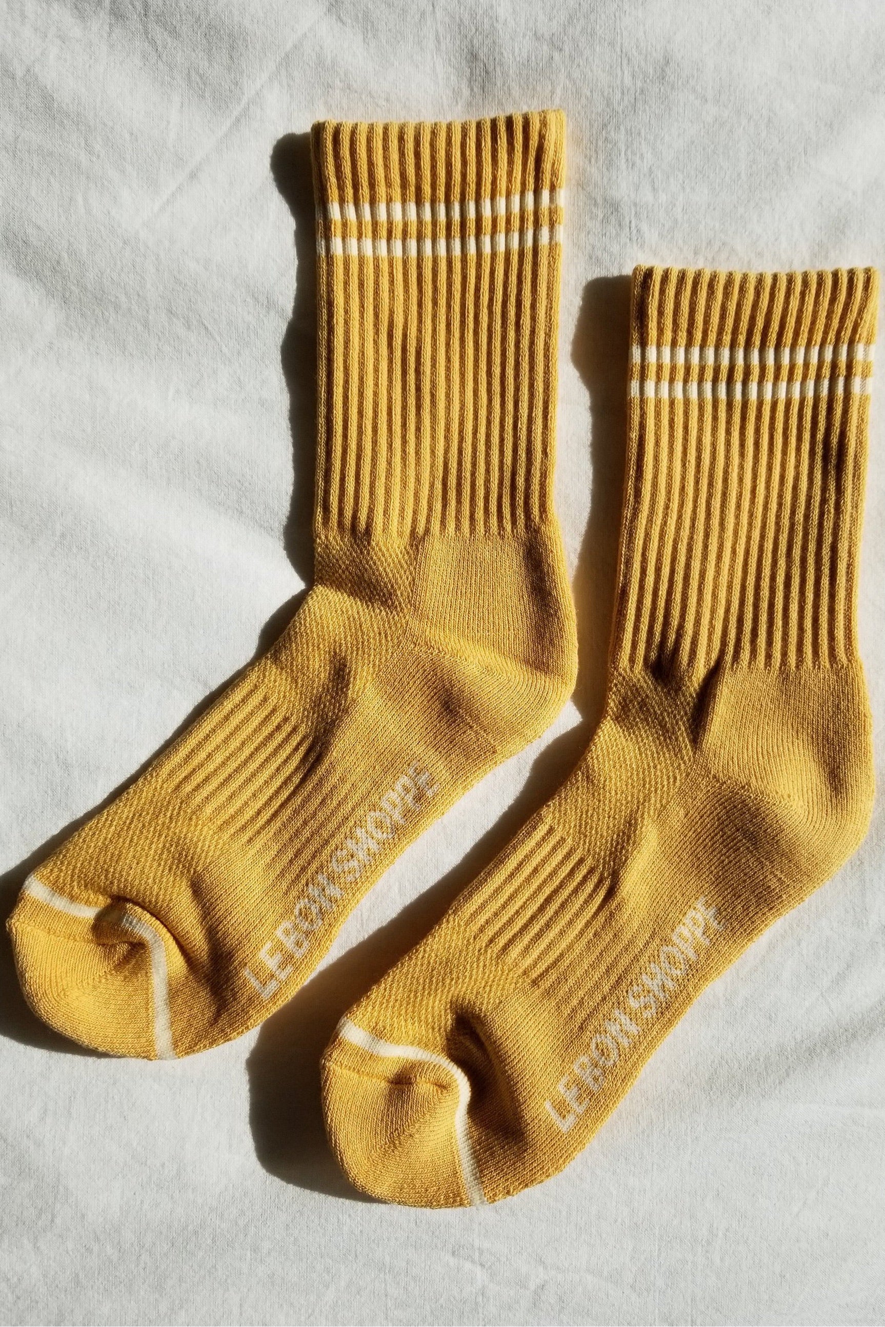 Boyfriend Socks - Butter