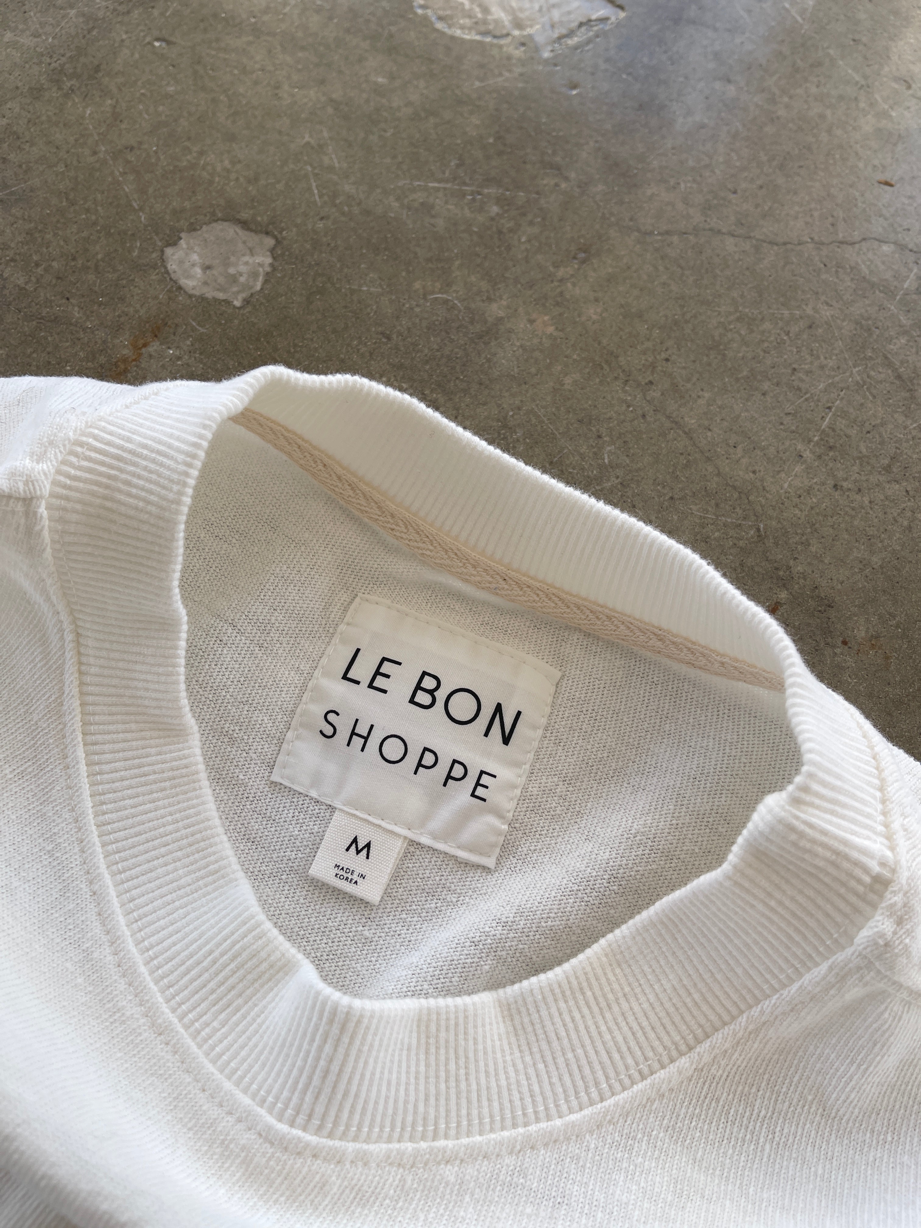 Sunday Tee - White Cotton