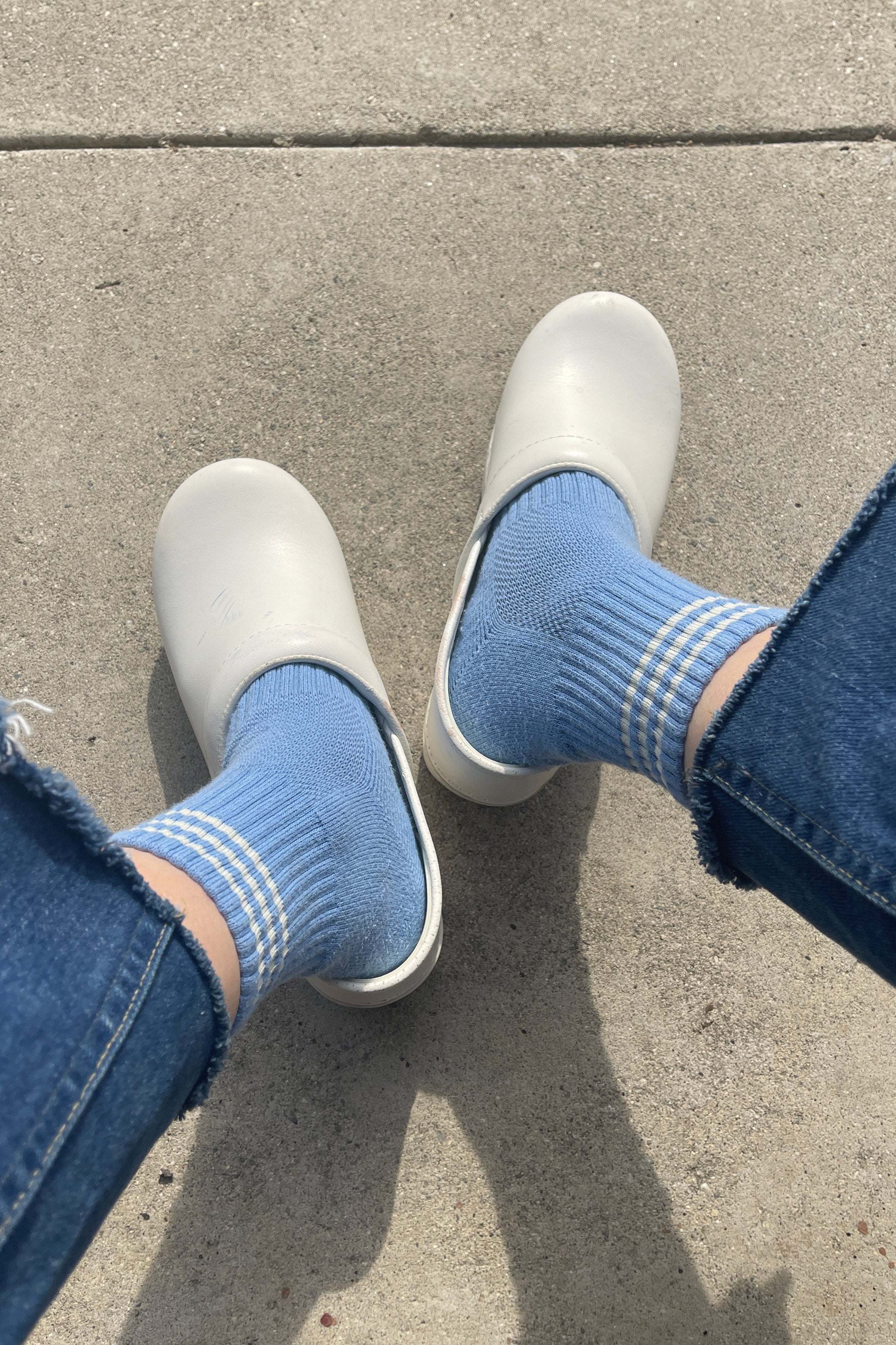 Chaussettes Girlfriend - Bleu Parisien 