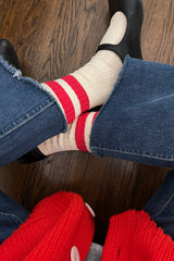 Sus calcetines universitarios - Rojo