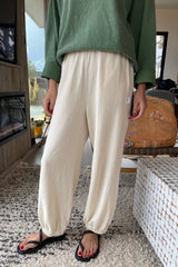 Pantalones Globo - Natural
